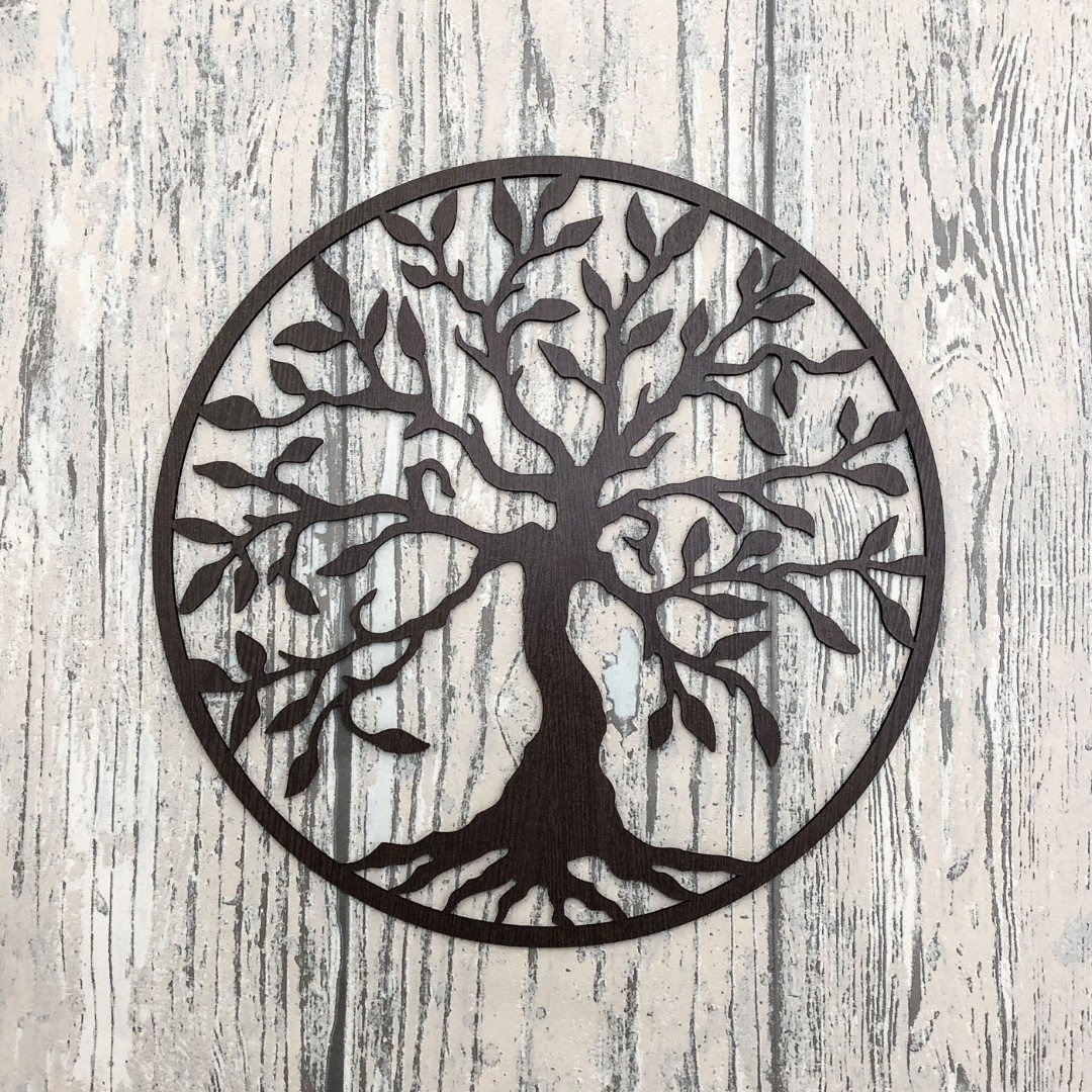 Wall Art Tree of Life - Yesod | Wenge