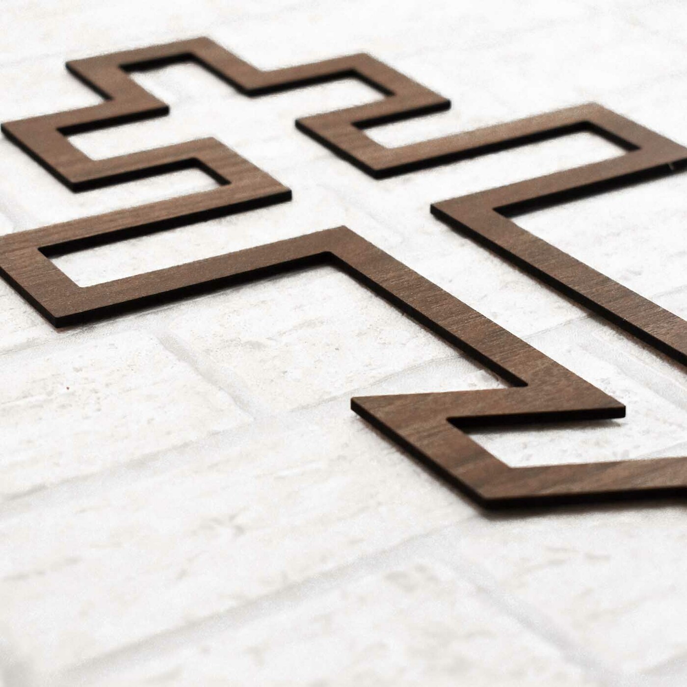 Orthodox Cross on the Wall | Walnut