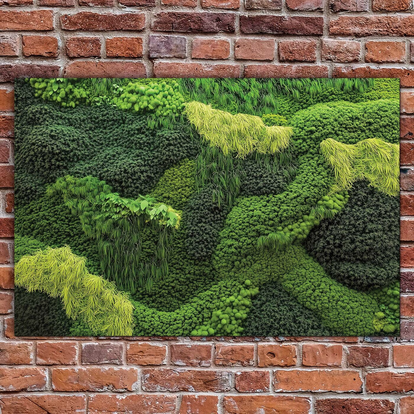 Moss Wood Wall Art - Path of Nature