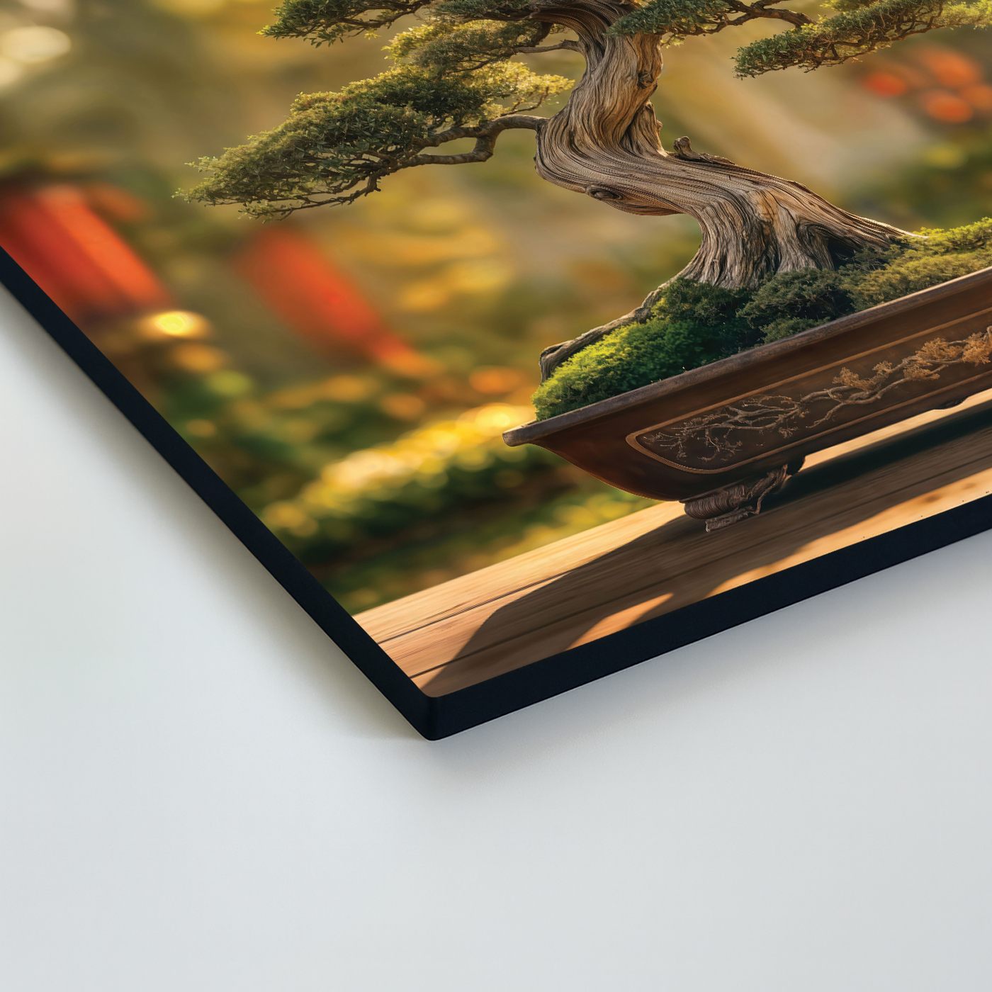 Image on wood - Bonsai