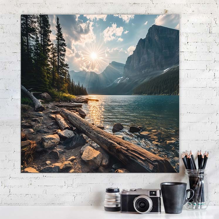 Dřevěný obraz - Příroda