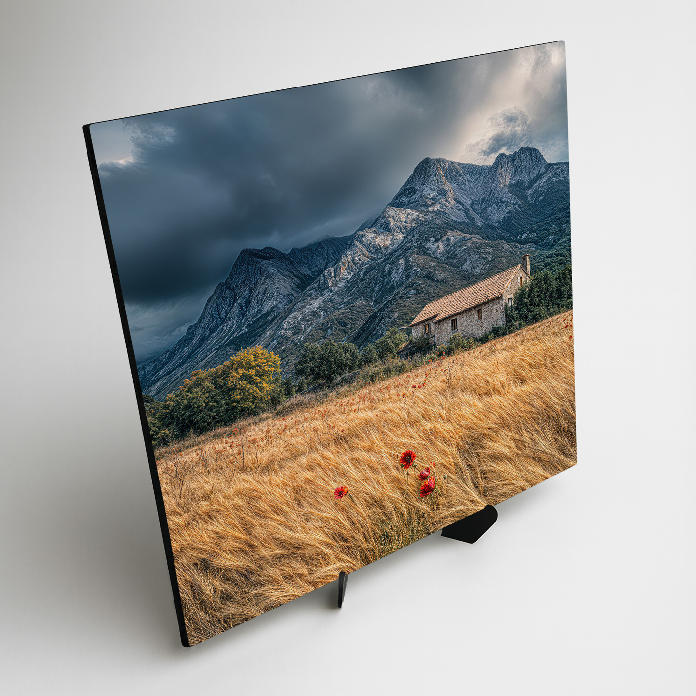Wooden picture - Landscape of peace