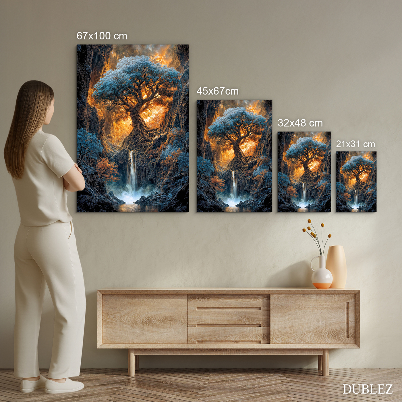 Wooden image of the tree of life - Memories of ancestors