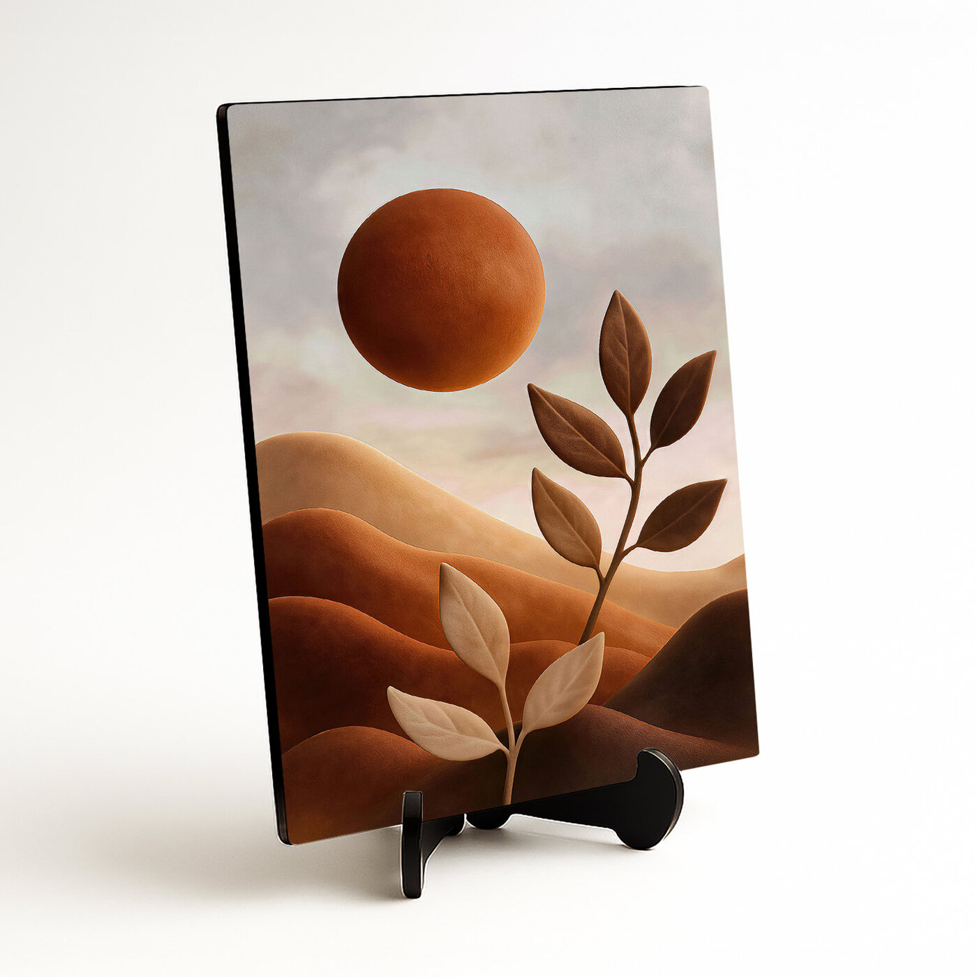 Abstraktný drevený obraz - Solara