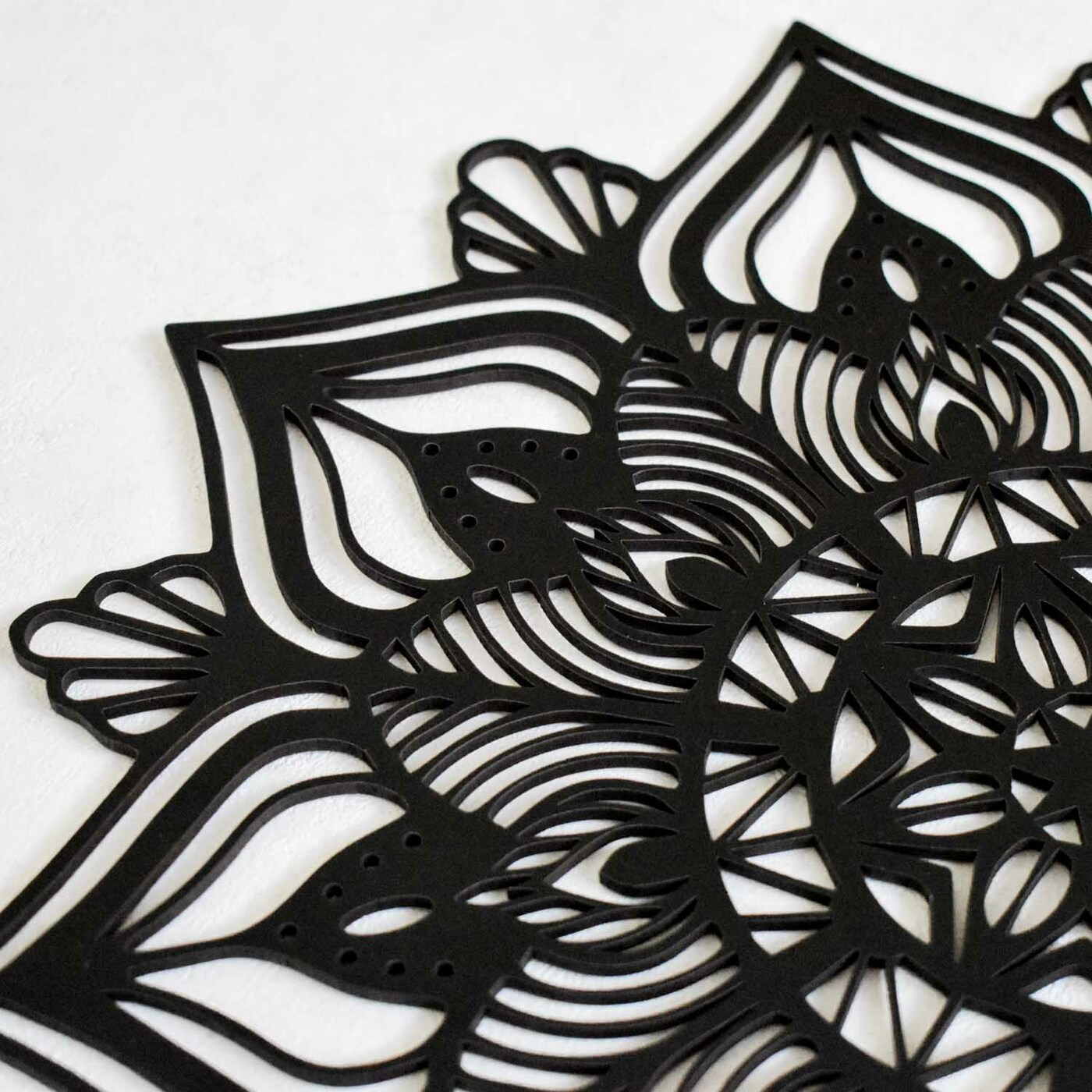 Rodinná mandala na stenu  | Čierna