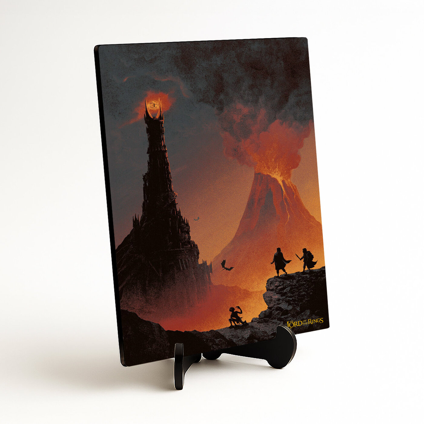 Fából készült kép: Szauron tornya - Mordor