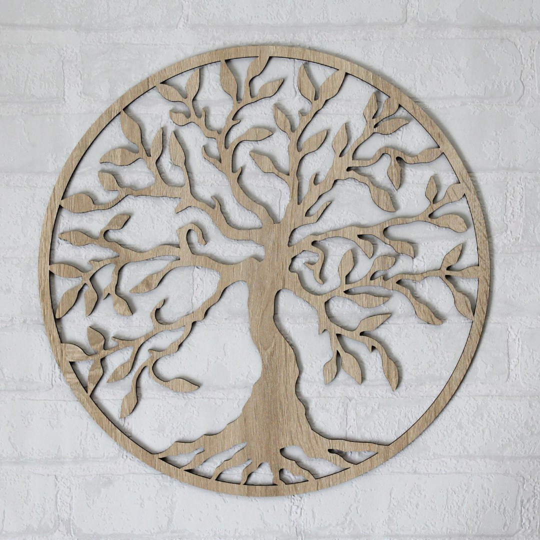 Wall Art Tree of Life - Yesod | Oak Sonoma