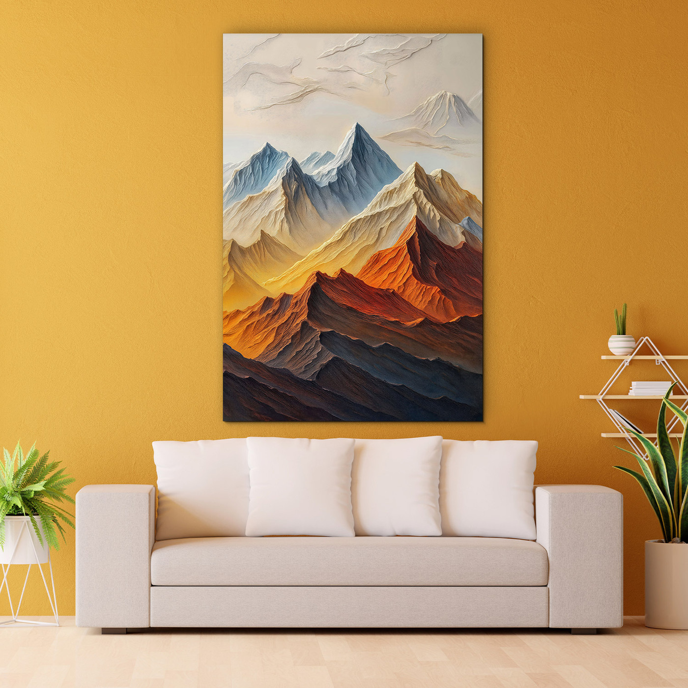 Drevený obraz - Štíty vo farbách