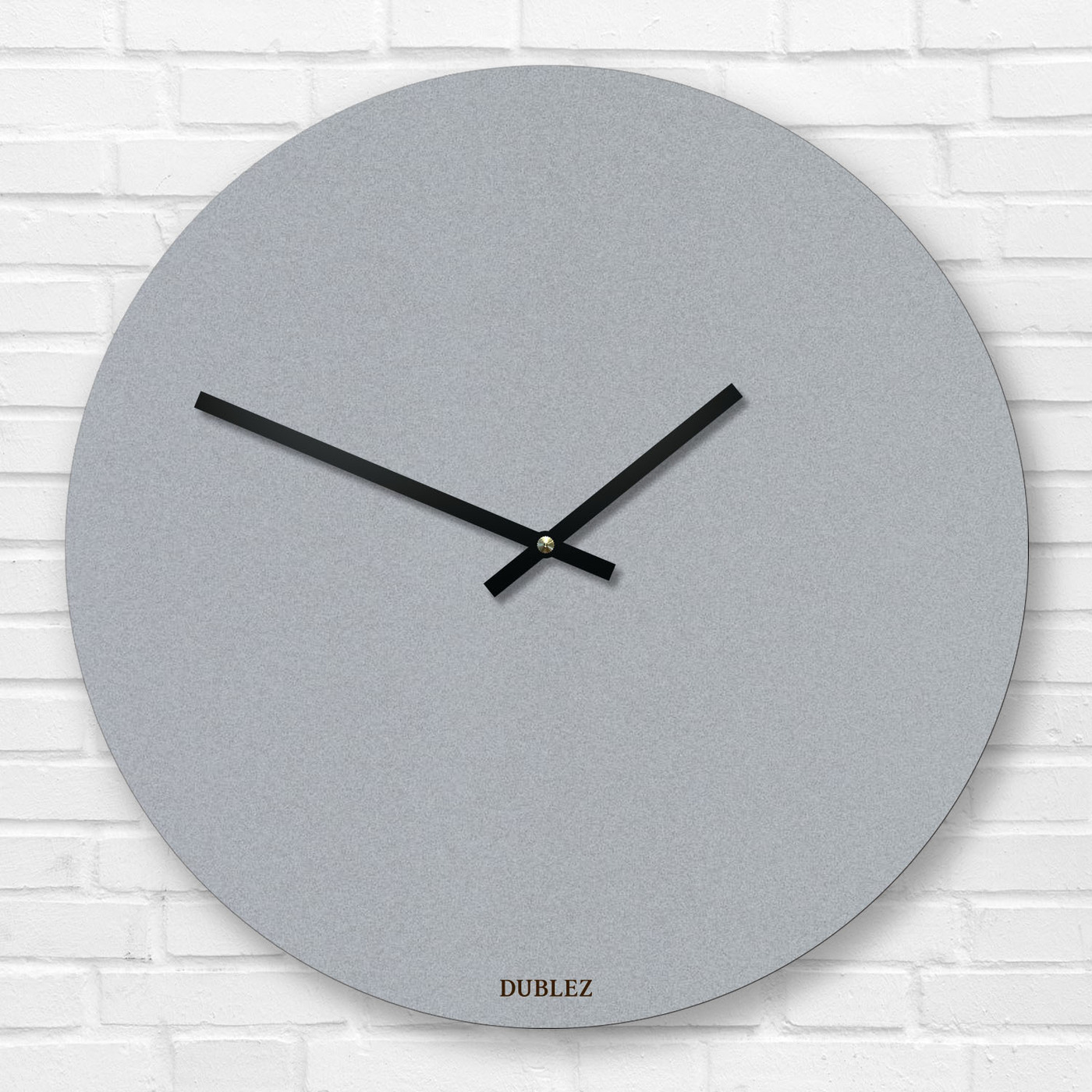 Wall clock - Empty | Silver