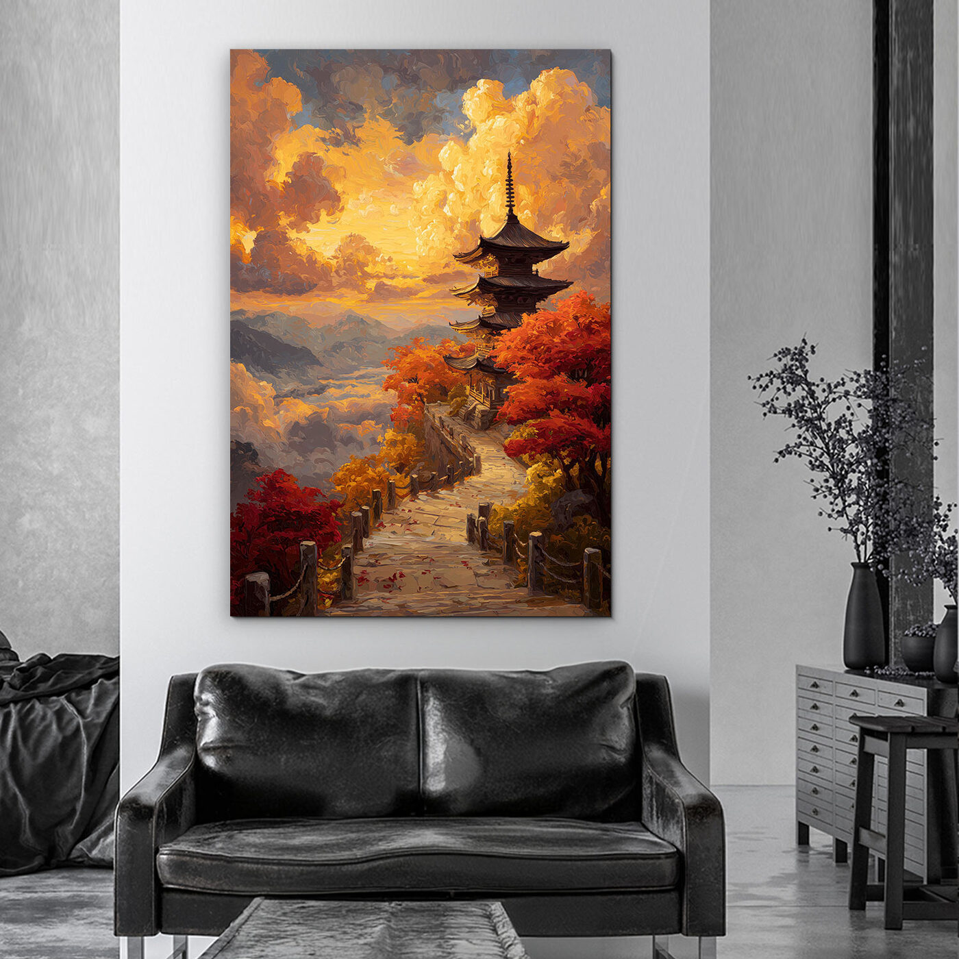 Farebný obraz - Japonská pagoda 