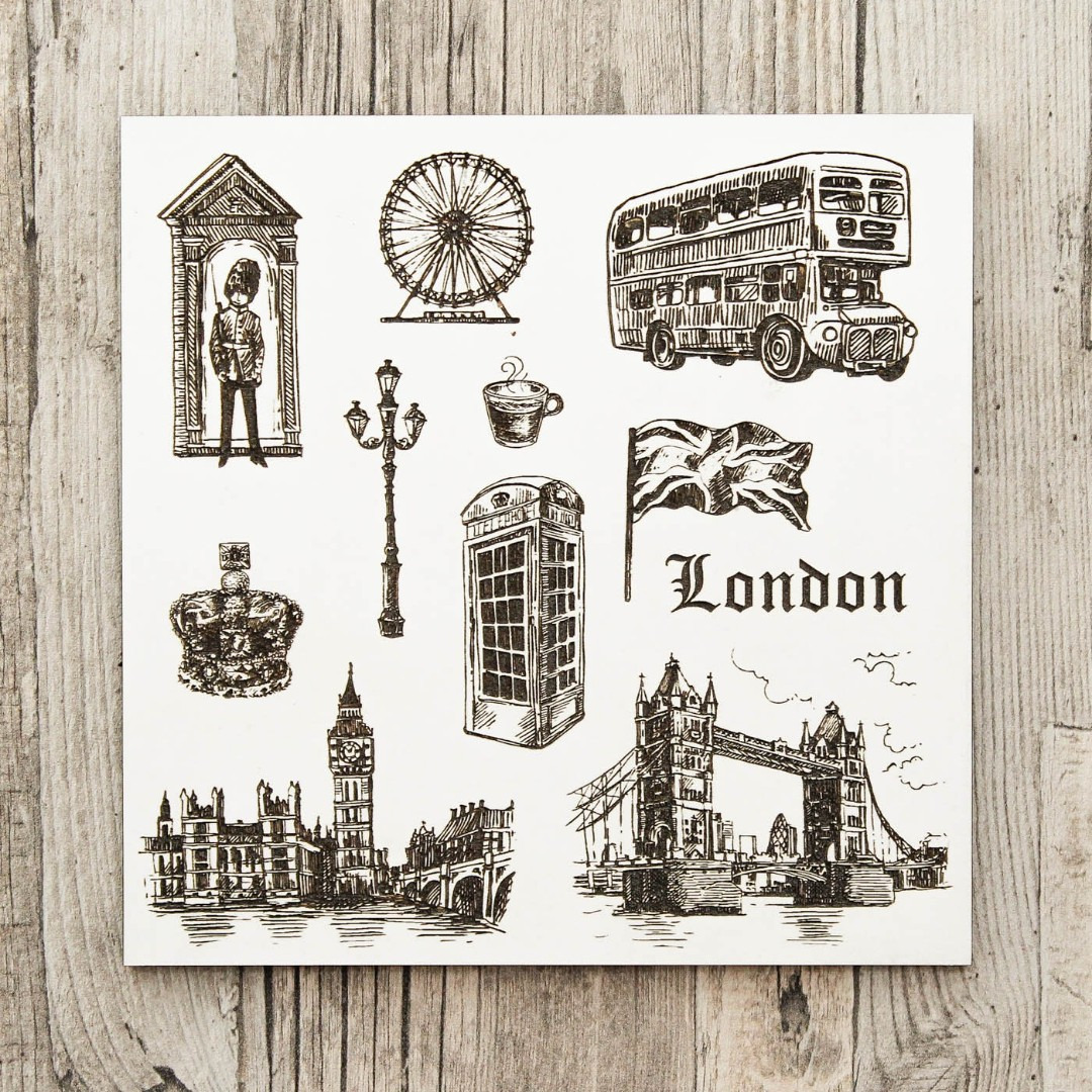 Three-Dimensional Picture - London | White