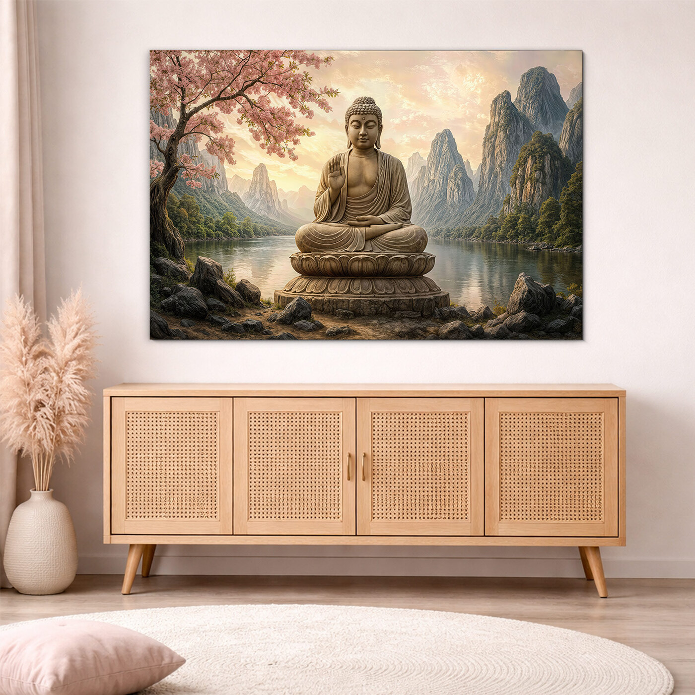 Colorful wall art - Buddha