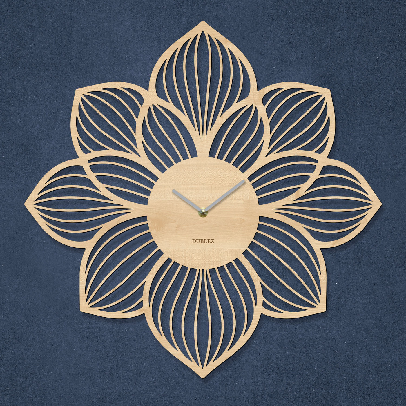 Tablou floral cu ceas - Petale | Arţar
