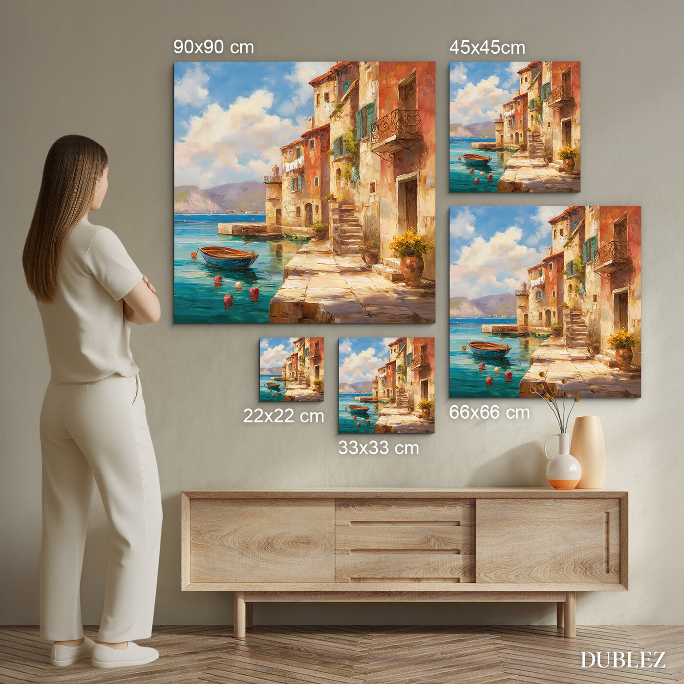 Dřevěný obraz - Malebné pobřeží