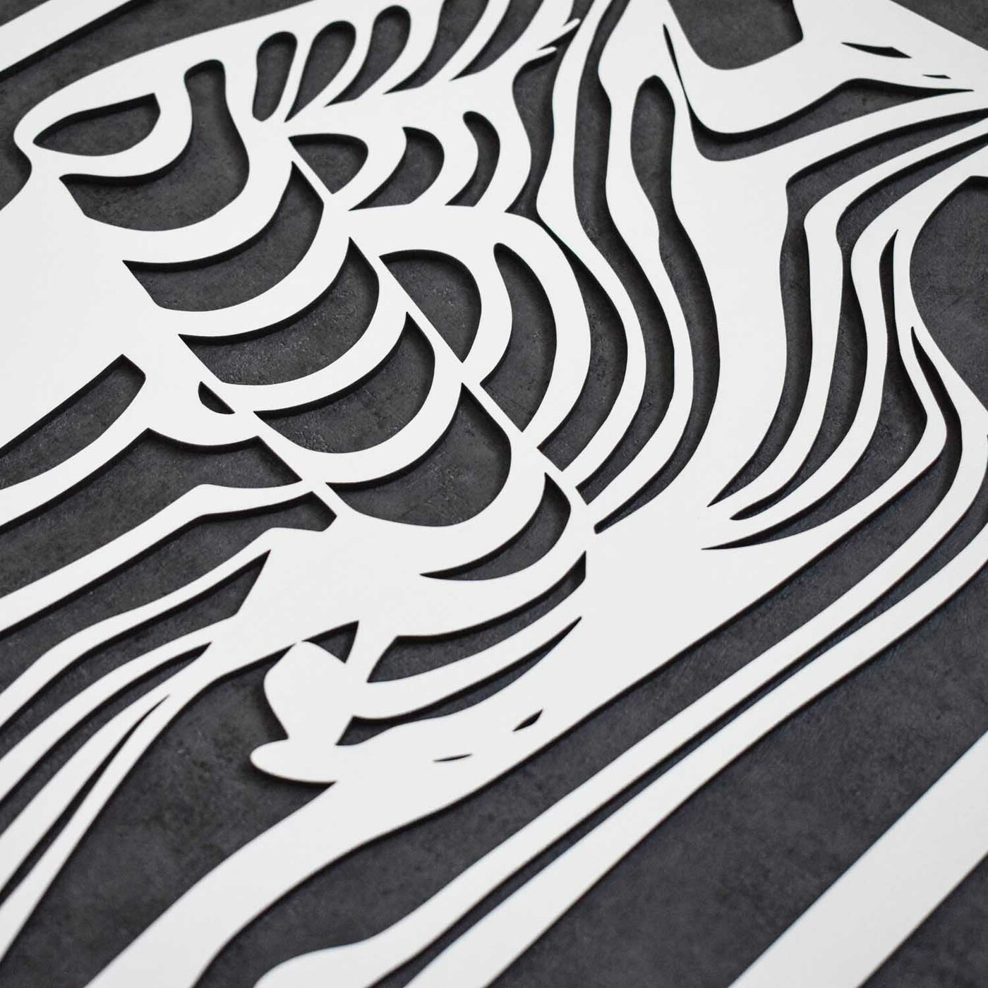 Drevený obraz na stenu - Žena | Biela