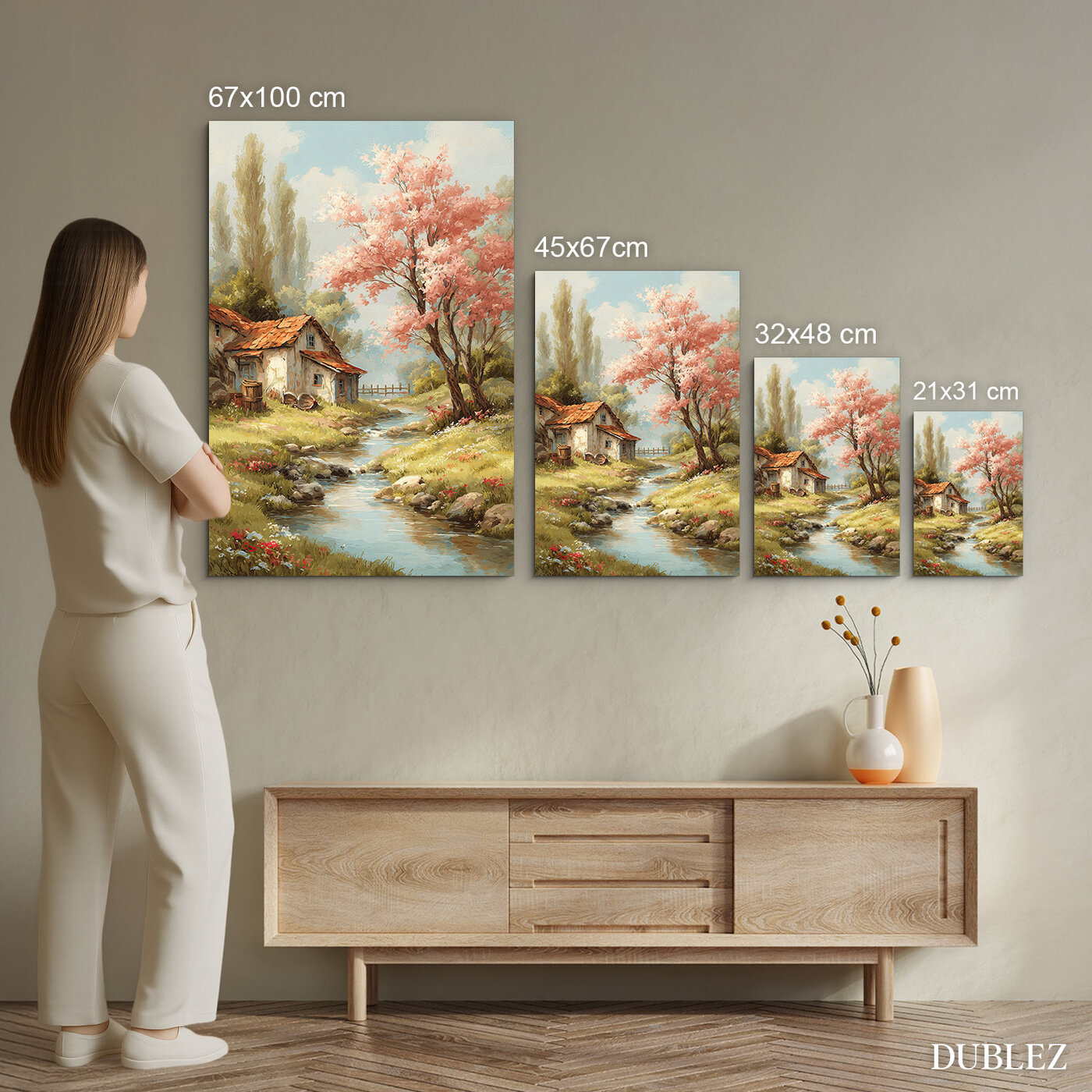 Wooden picture - Country house