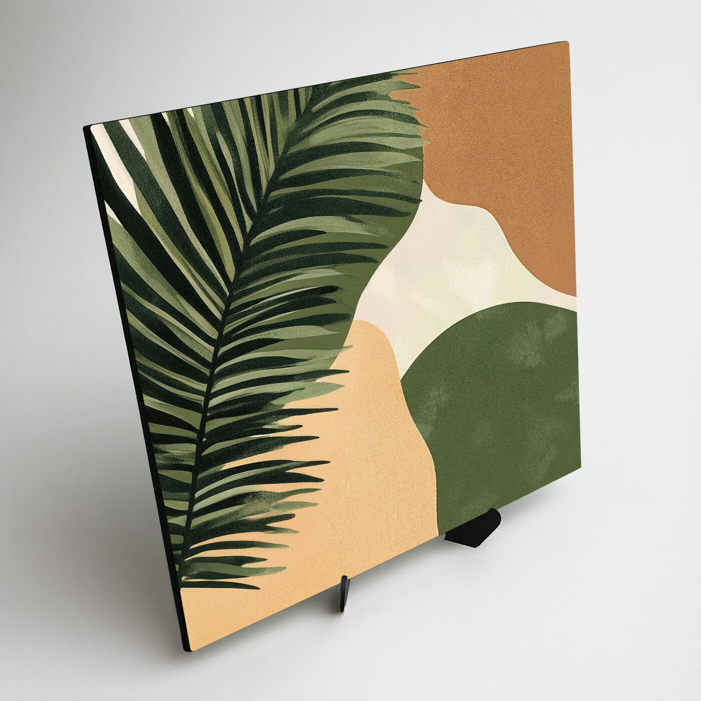 Minimalist painting - Palm leaf