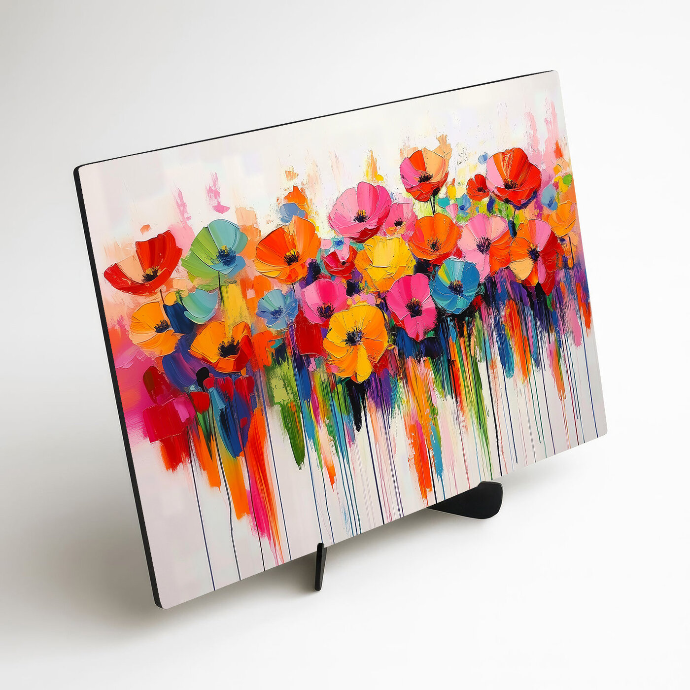 Modern painting - Painted flowers