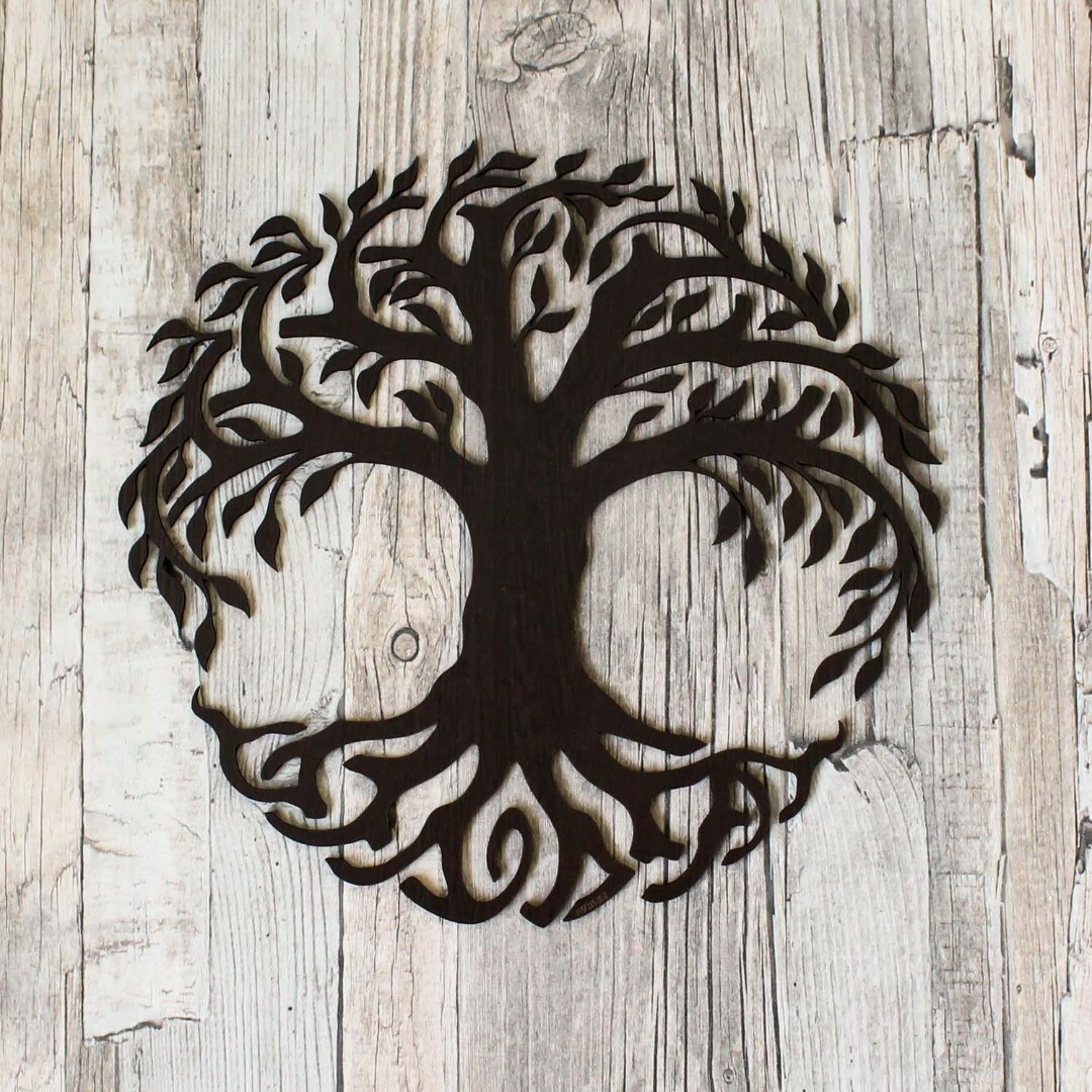 2 az 1-ben fából készült életfák - Hod és Netzach | Wenge