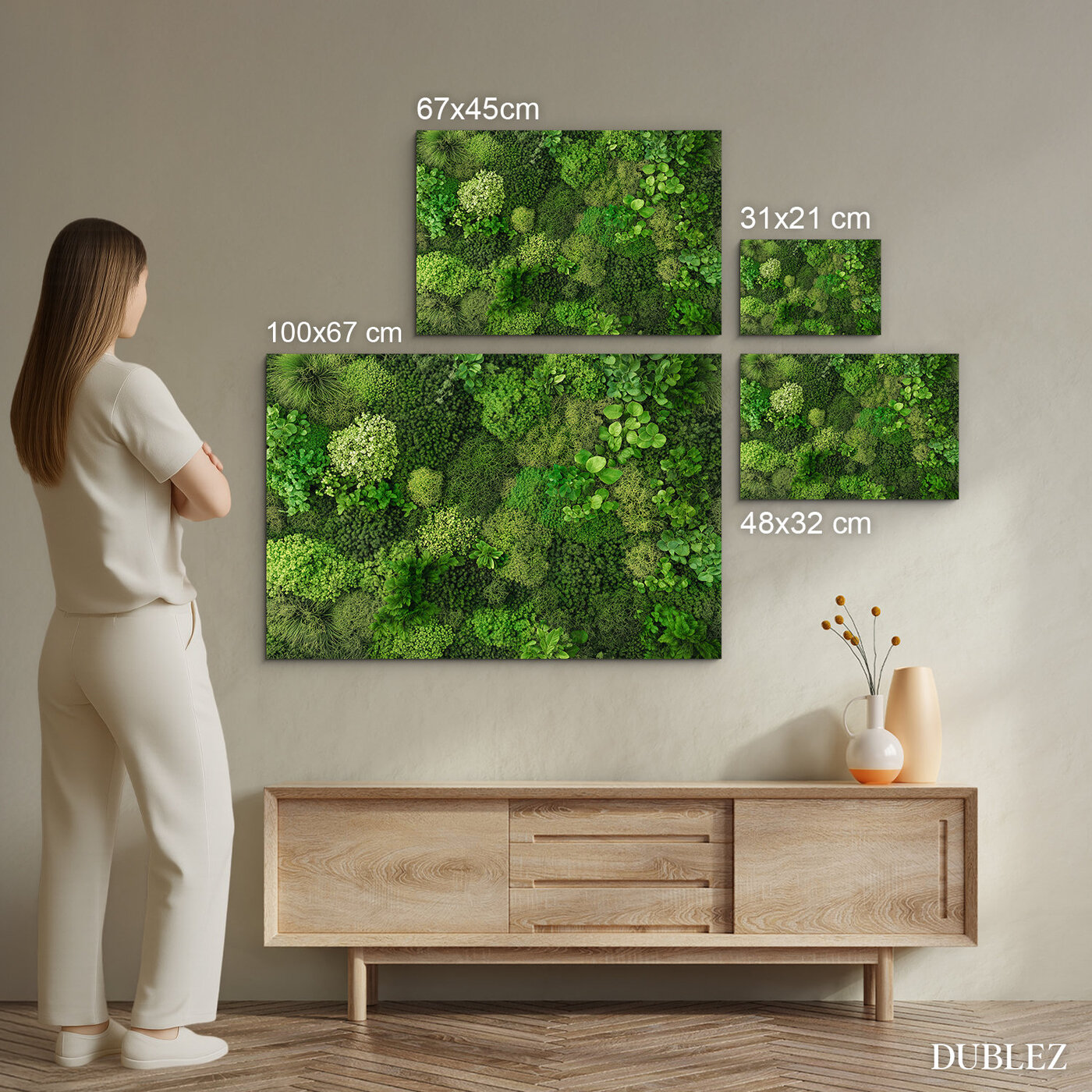 Printed Moss Wall Art