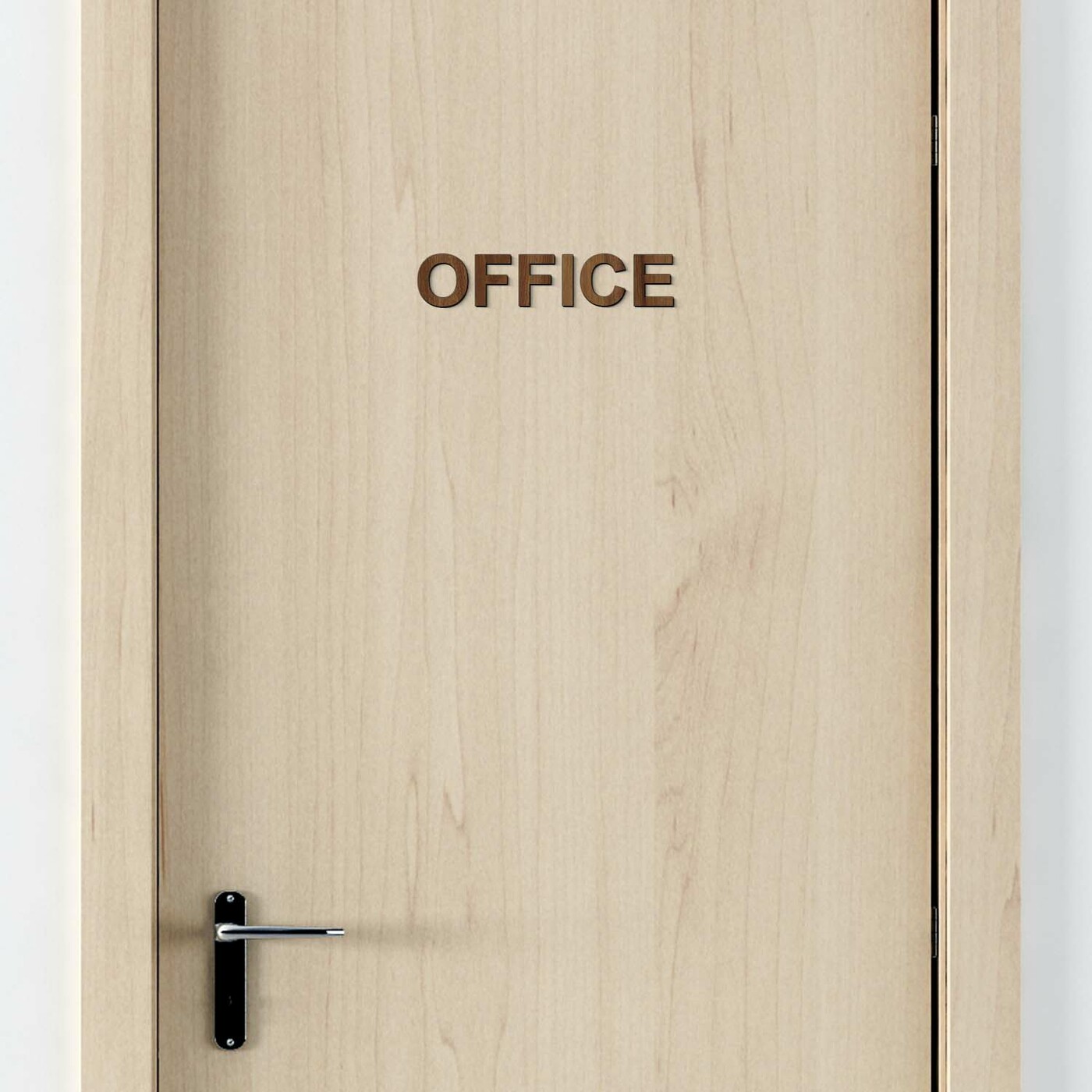 Vlastný nápis / text na dvere z dreva | Orech