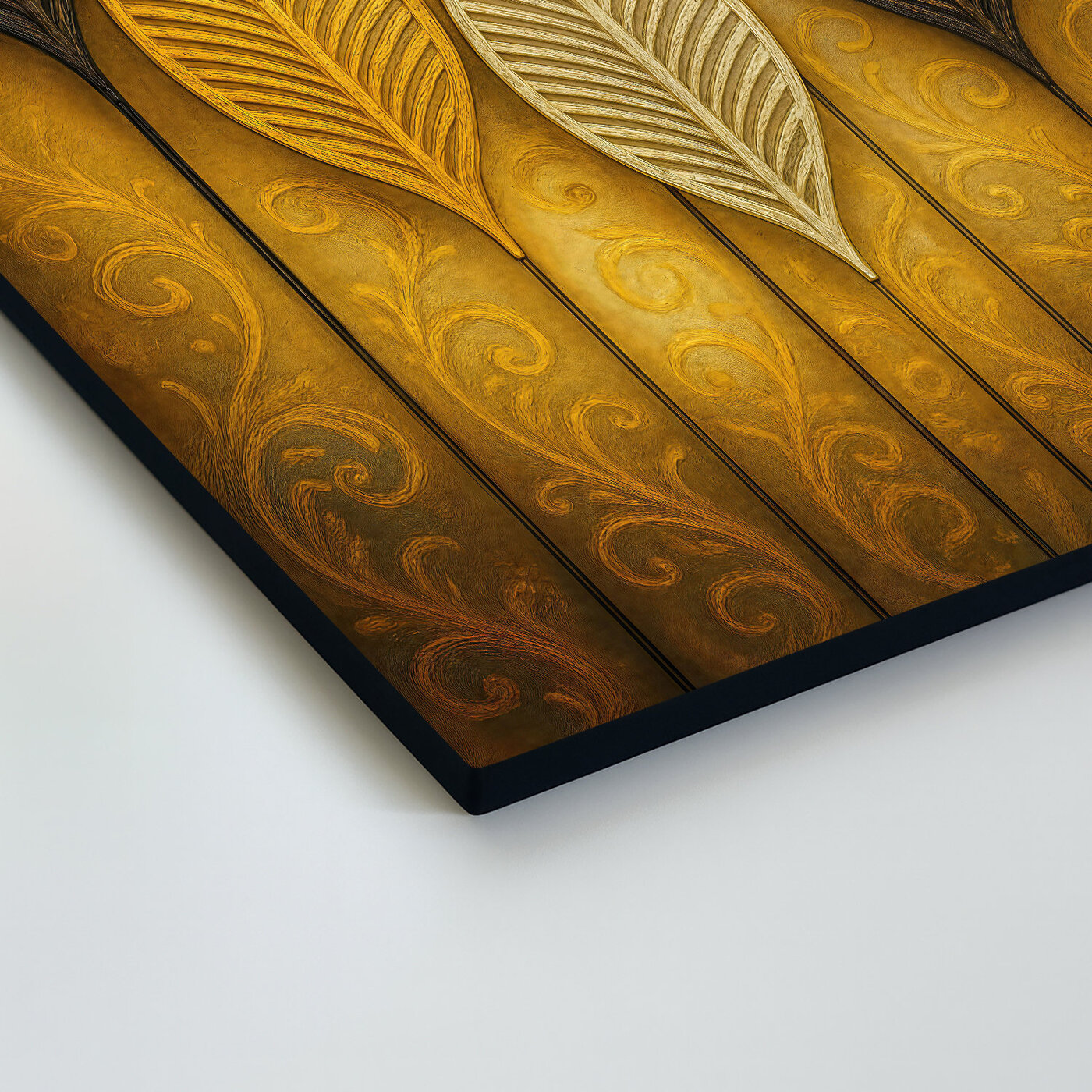 Golden image of leaves