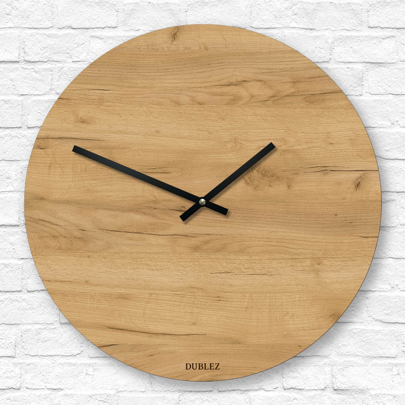 Wall clock in minimalist style - Empty | DUBLEZ