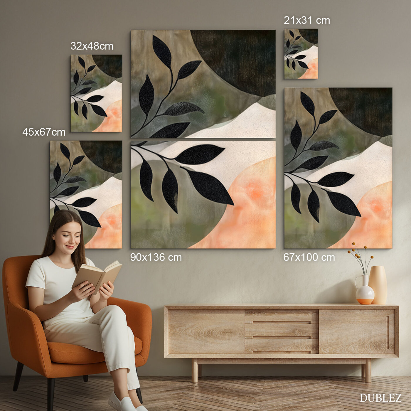Obraz na stenu abstrakt - Súlad | 90x136 cm