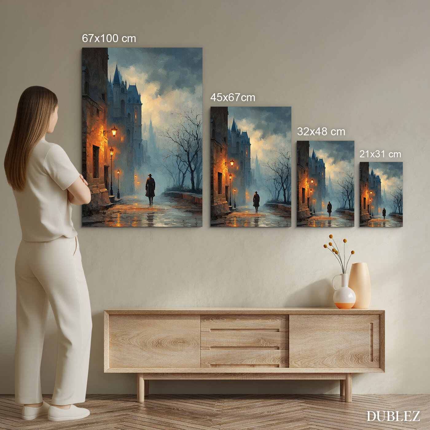 Modern wall art - Night city