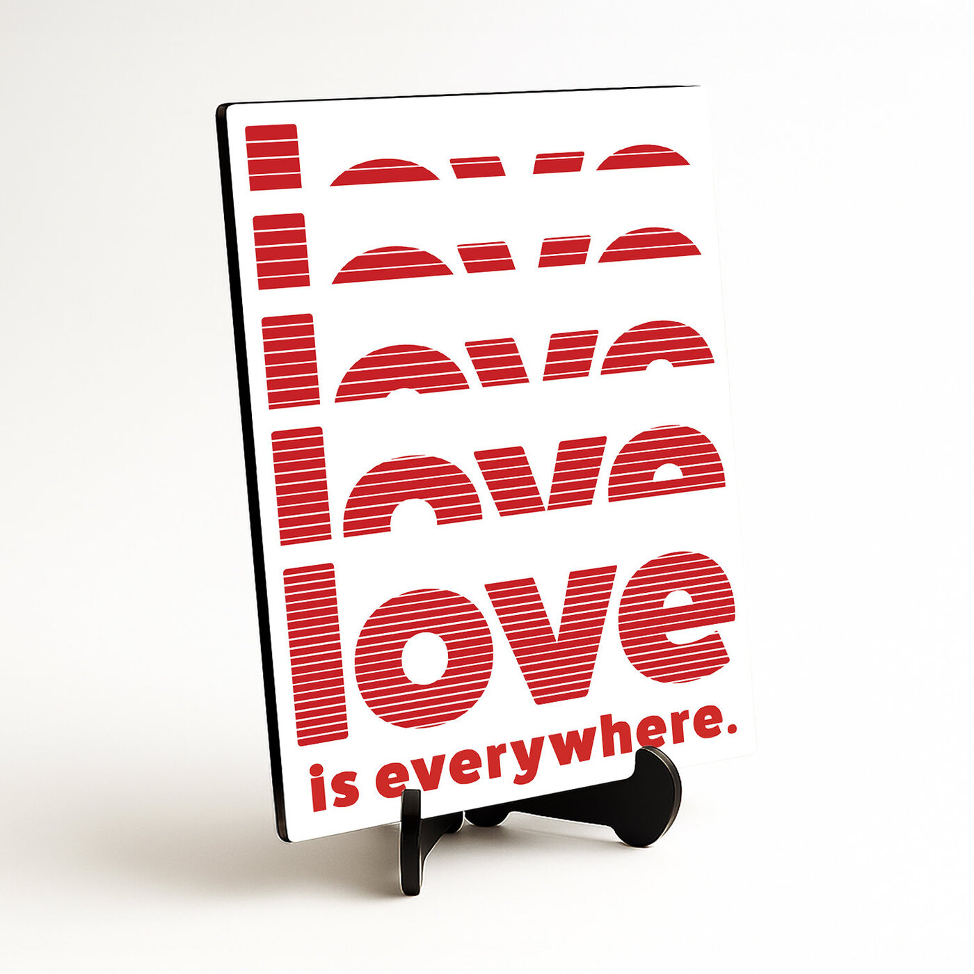 Moderný obraz s nápisom - Love is everywhere