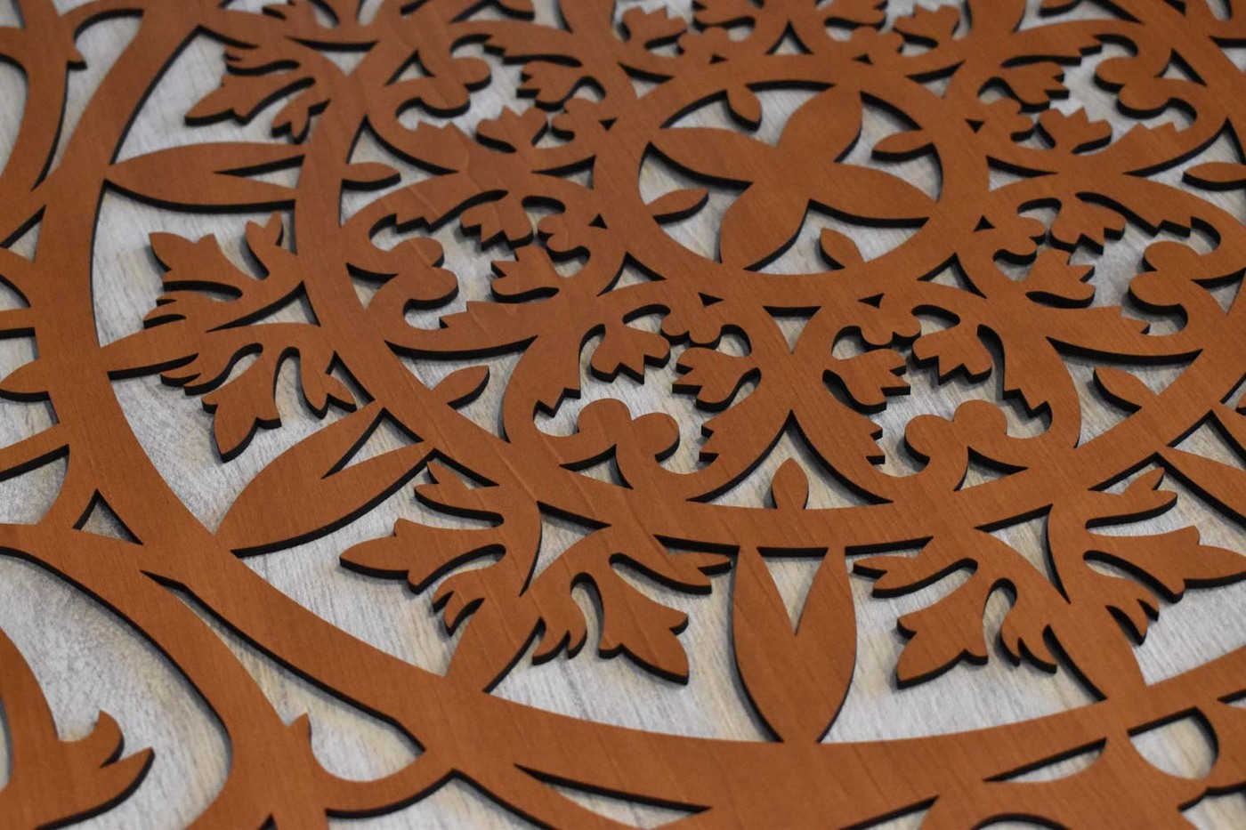 3D dekoratív fali panel - Szajada | Cseresznye