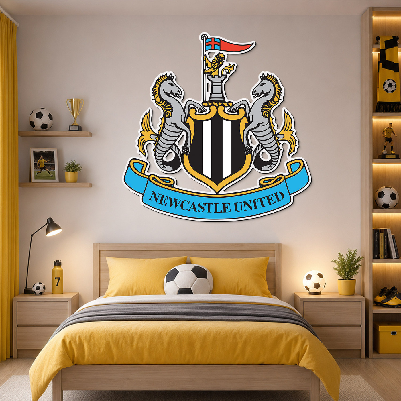 Drevený obraz - Newcastle United