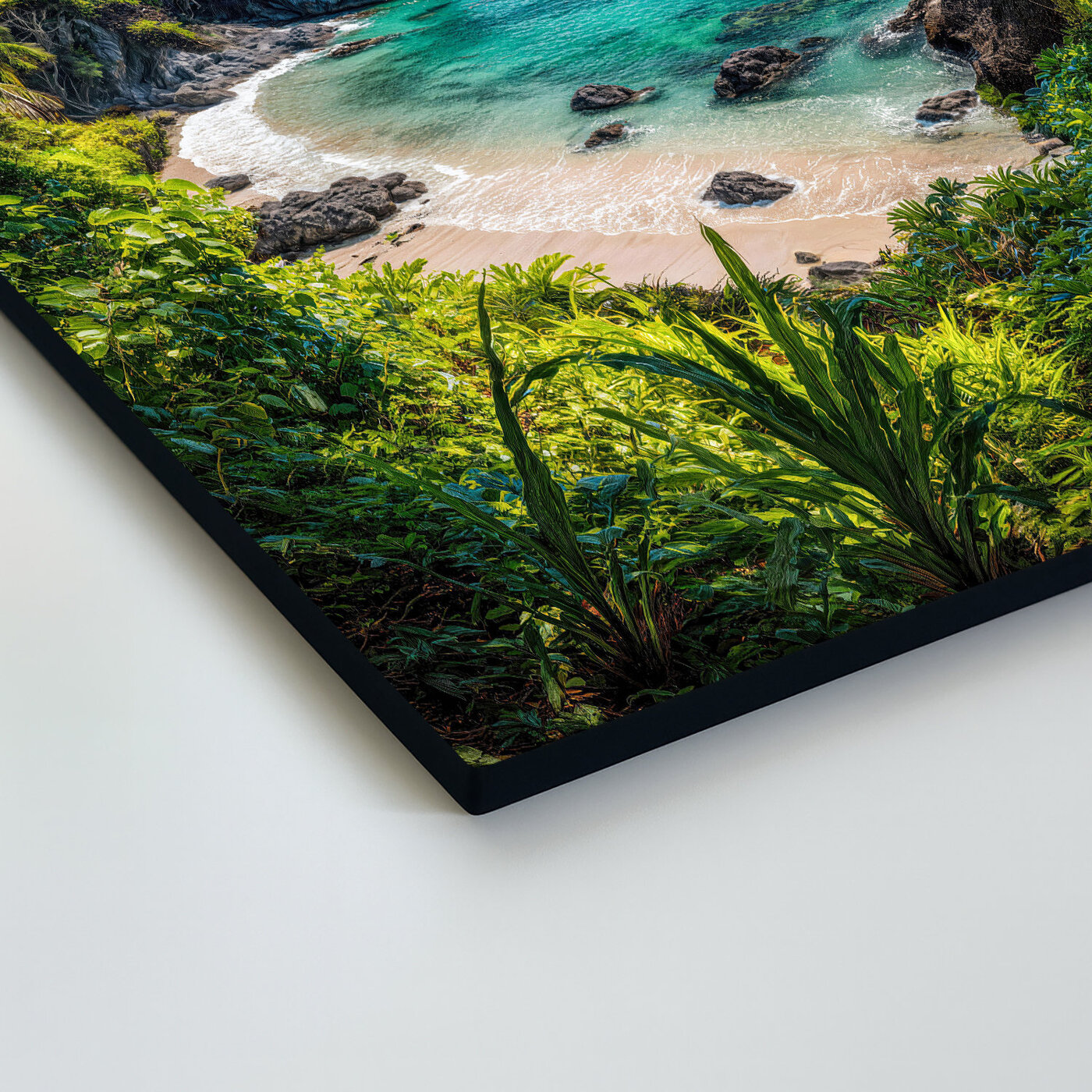 Dřevěný obraz - Tropický záliv