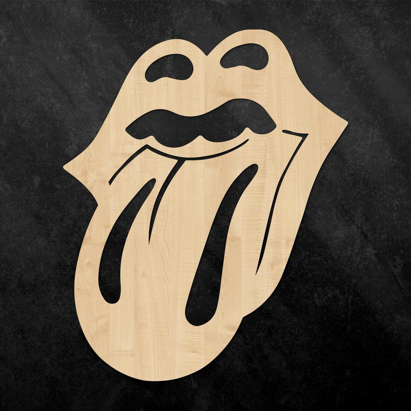 Wooden Sign for the Wall - The Rolling Stones | Maple