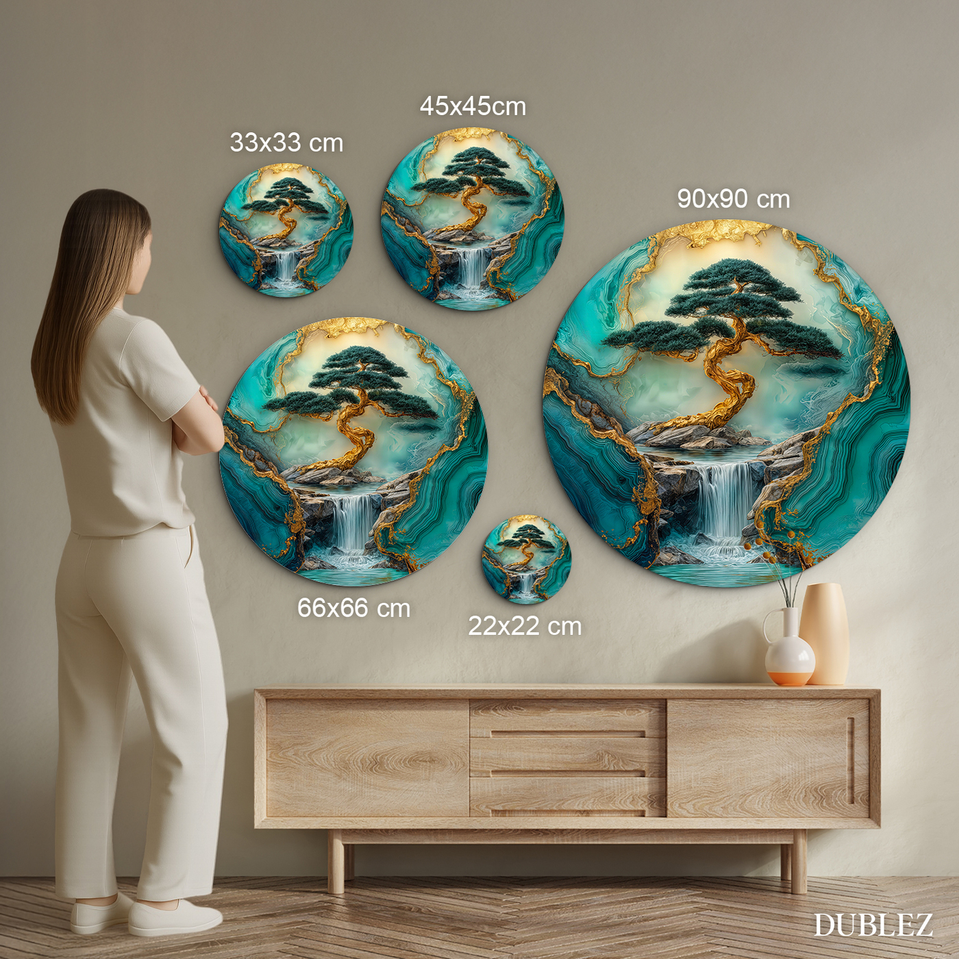 Marble Tree of Life - Waterfall