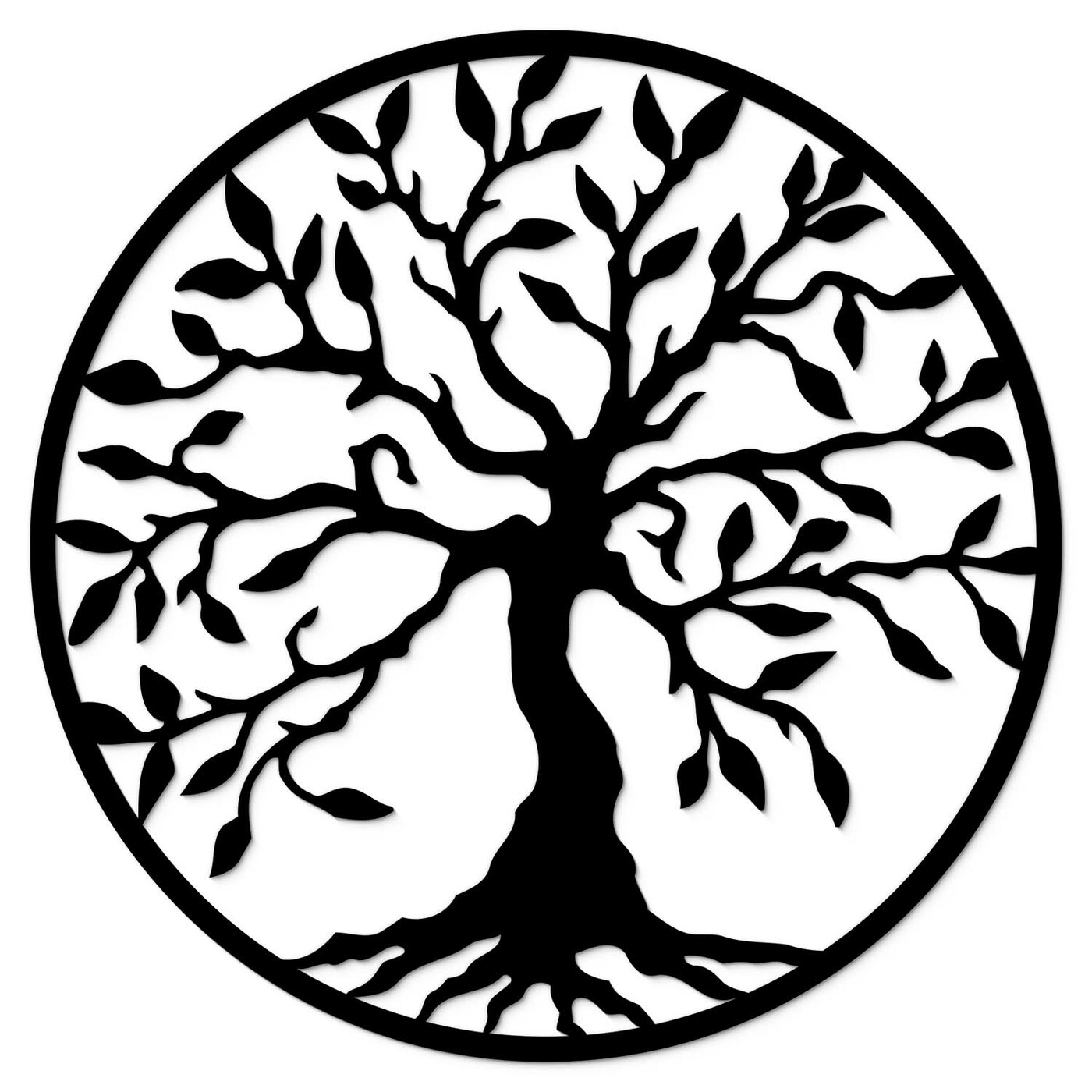 Wall Art Tree of Life - Yesod | Black