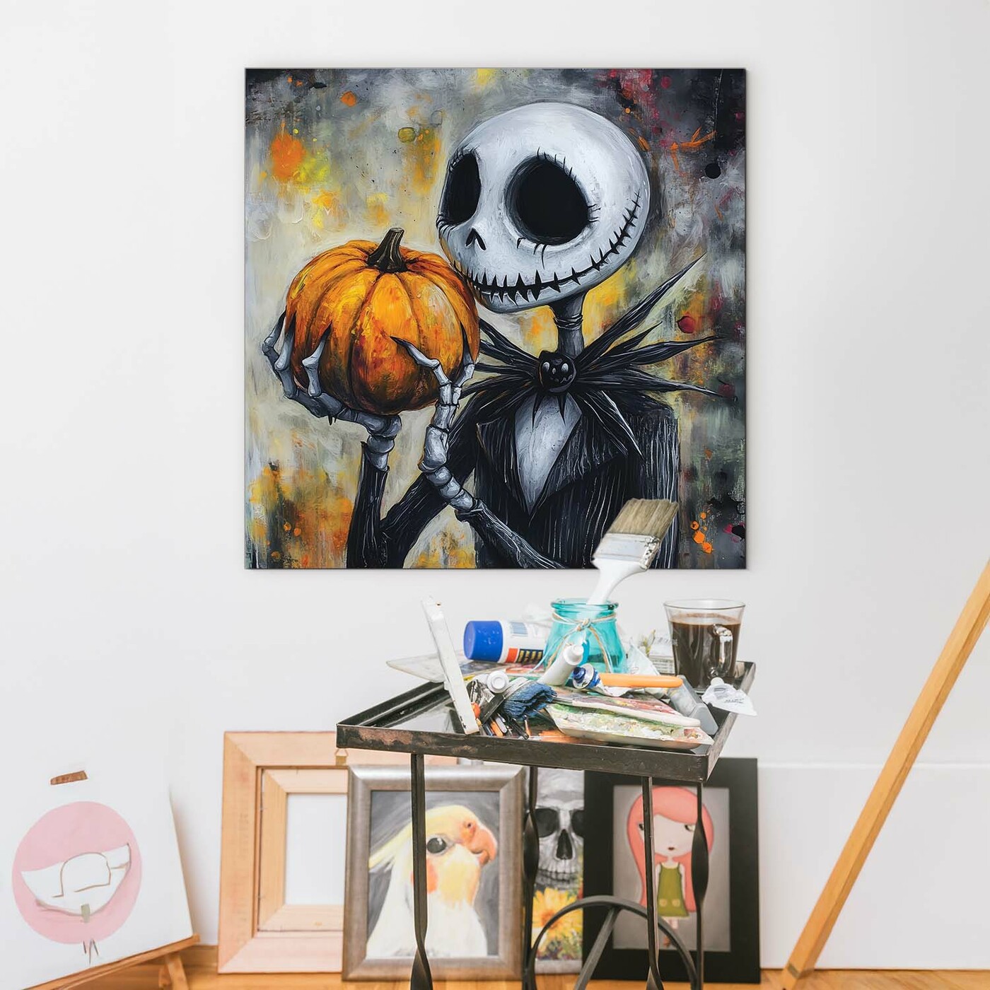 Wooden Wall Art from the Movie - Jack Skellington