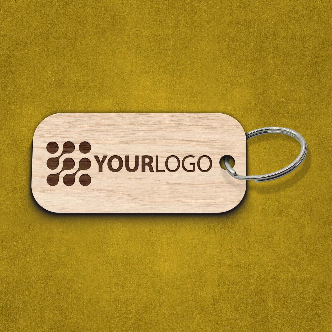 Drevené kľúčenky pre firmy s vlastným logom