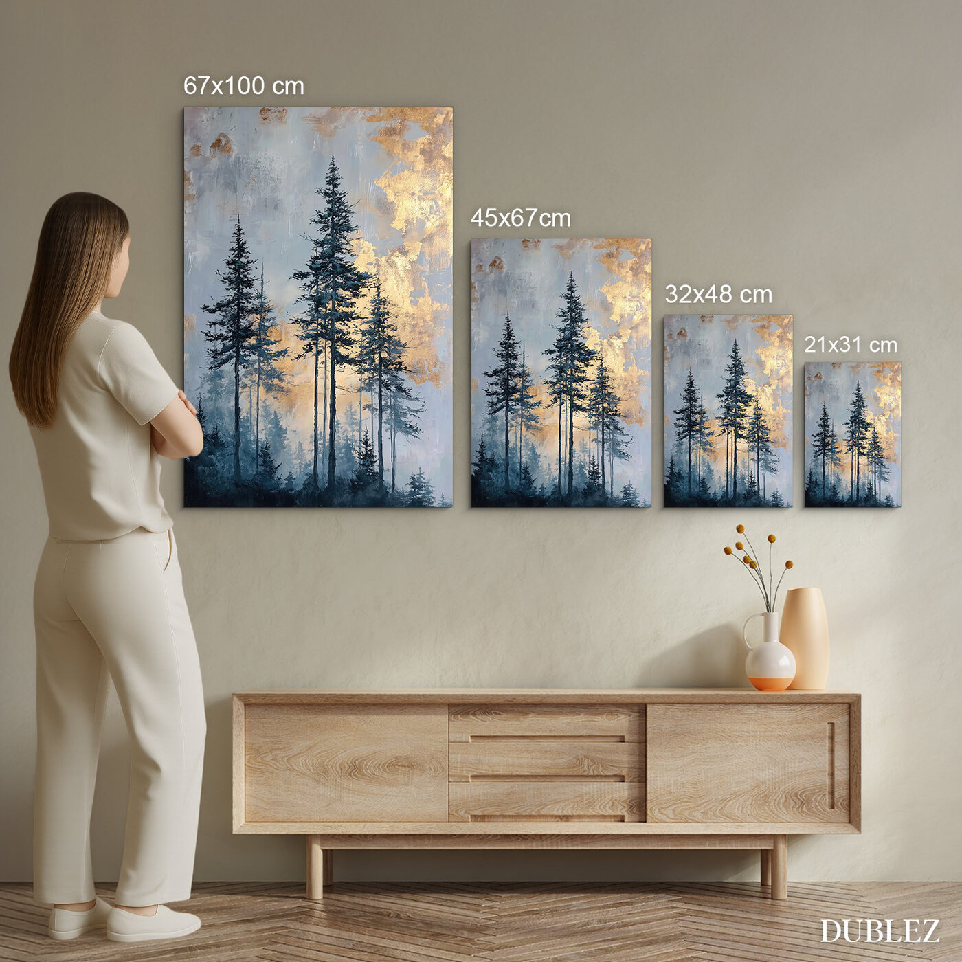 Wooden wall art - Trees
