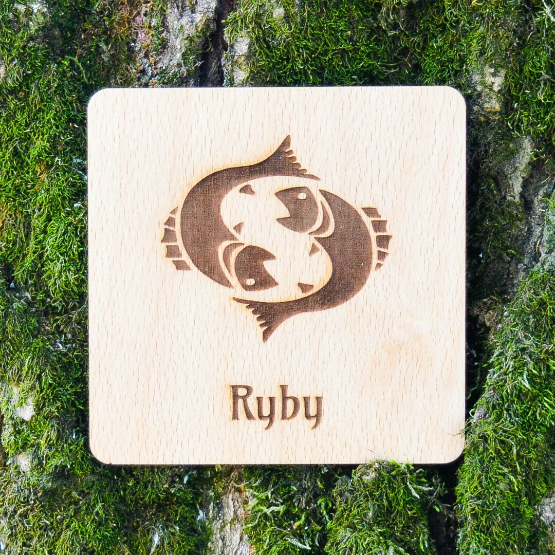 Darček pre kamaráta - Podložka pod pohár znamenie Ryby