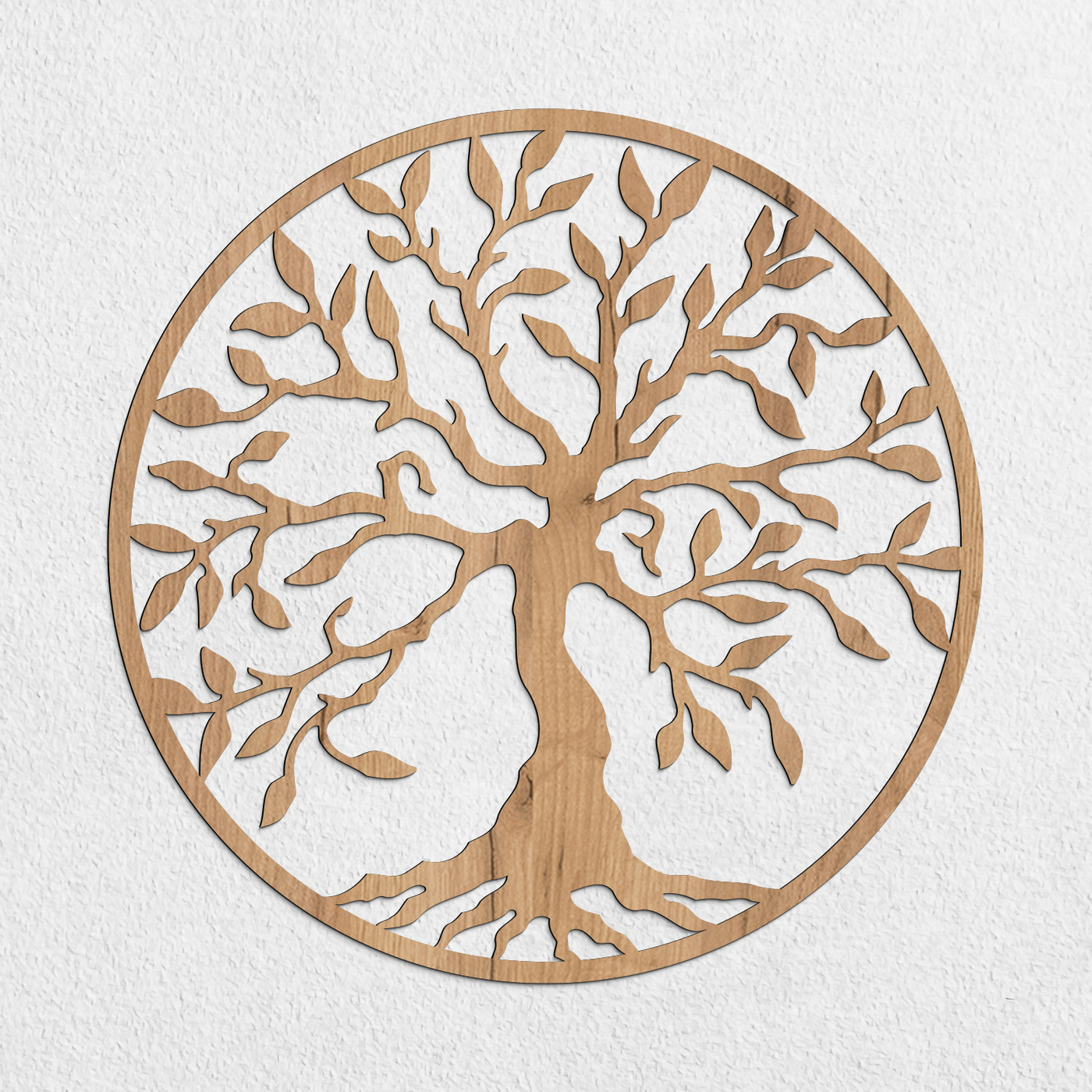 Wall Art Tree of Life - Yesod | Gold Craft Oak