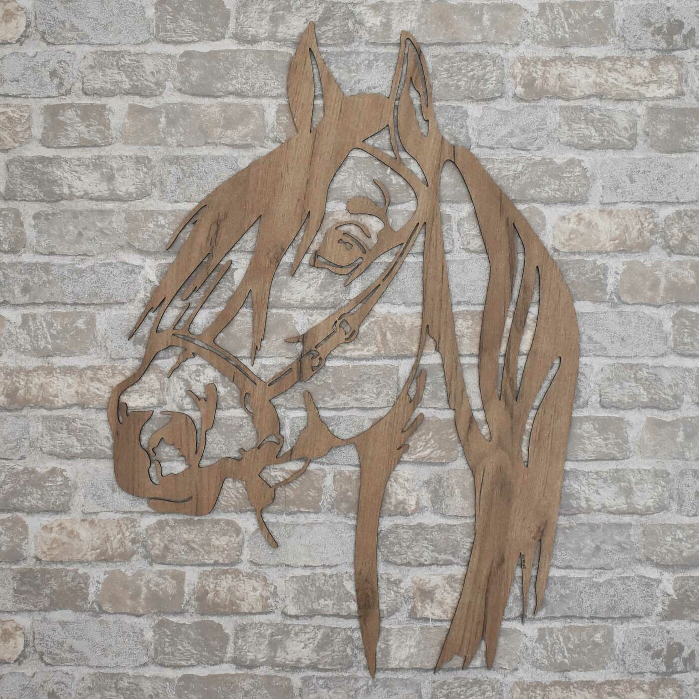 Wooden Wall Art - Horse | Tobacco Oak