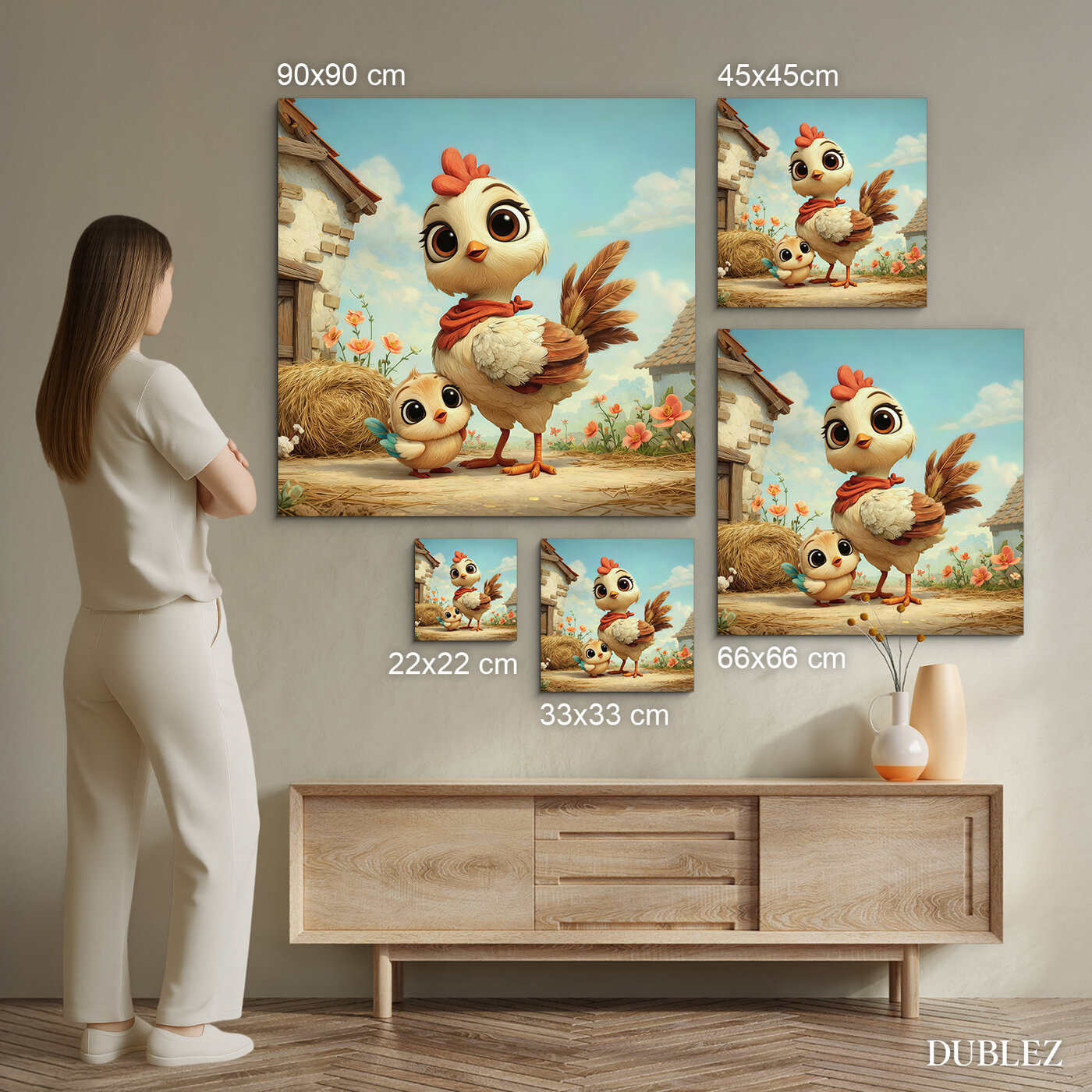 Detský obraz na stenu - Káčatko 