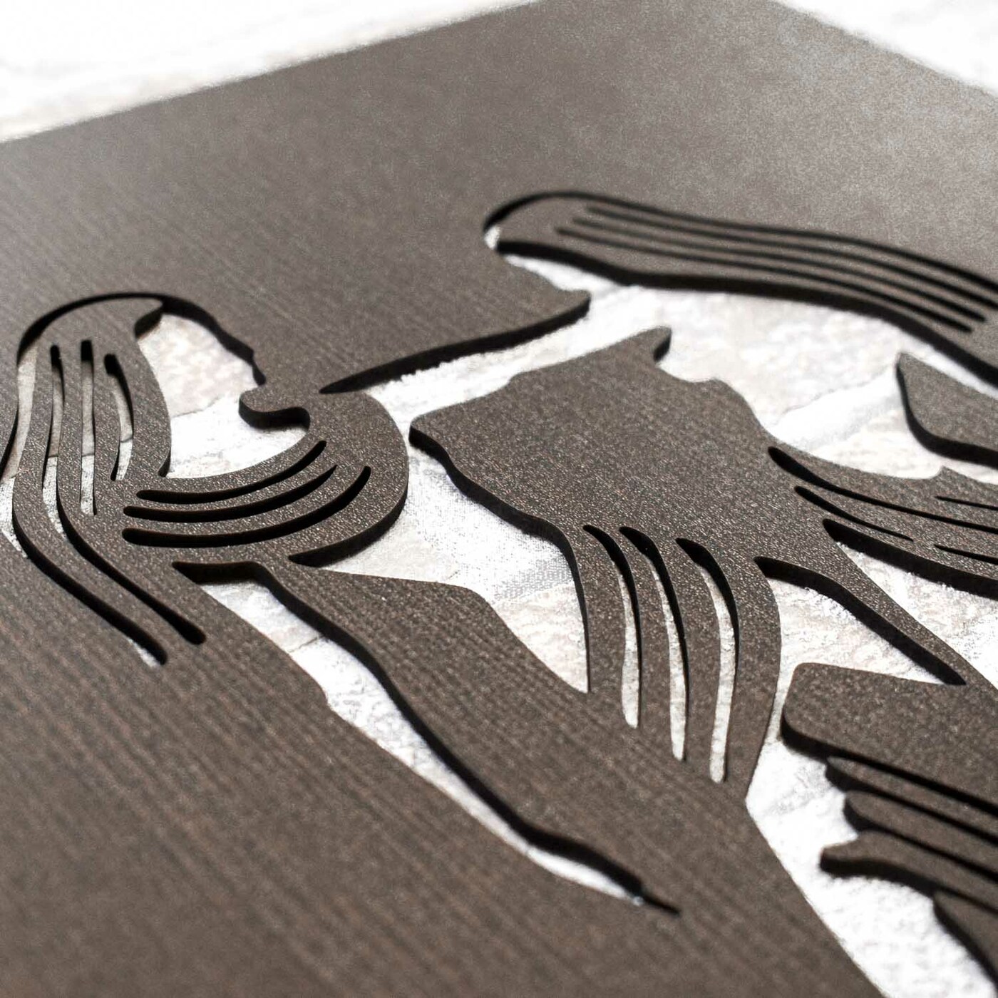 Drevená dekorácia - Znamenie Blíženci | Wenge