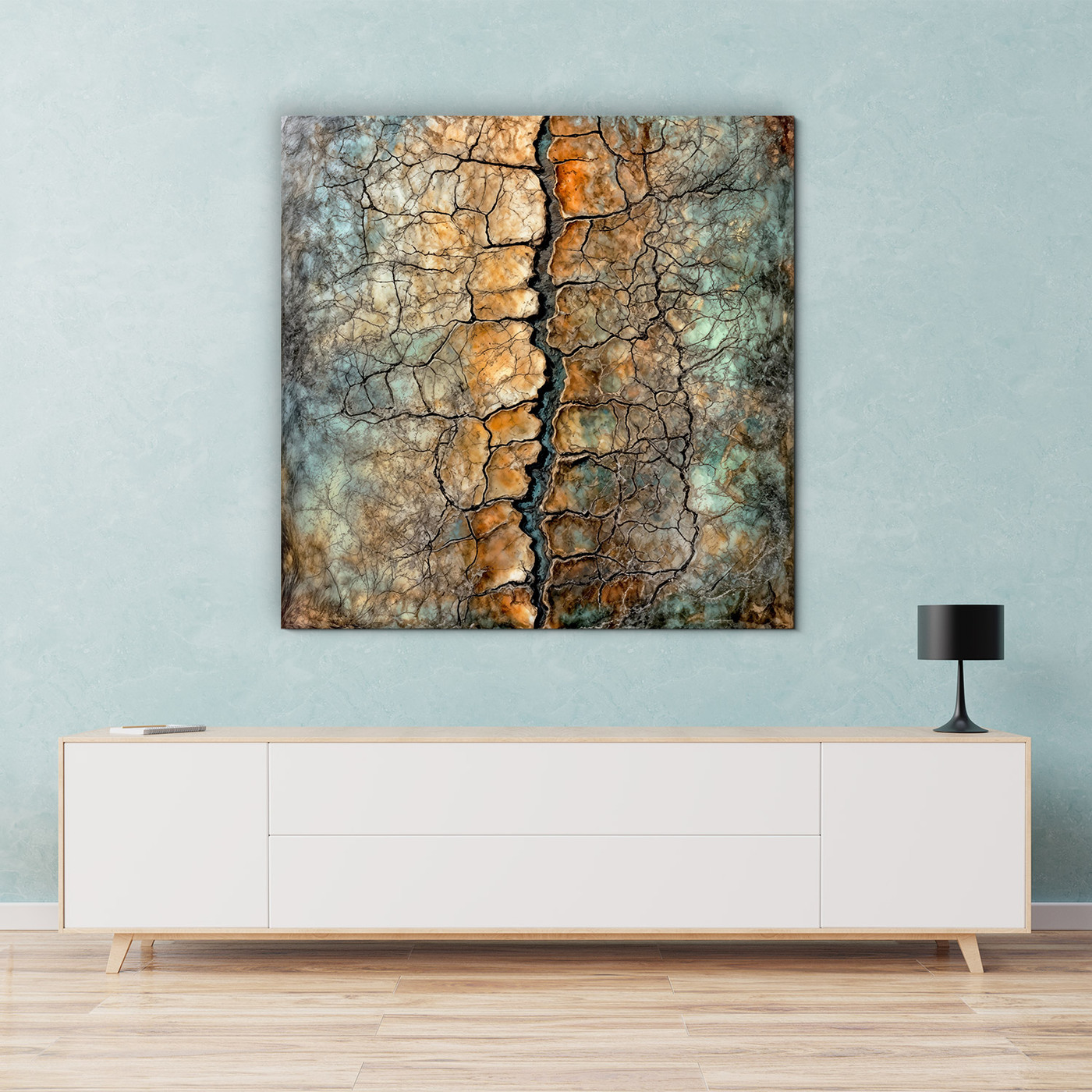 Modern abstract painting - The Crack