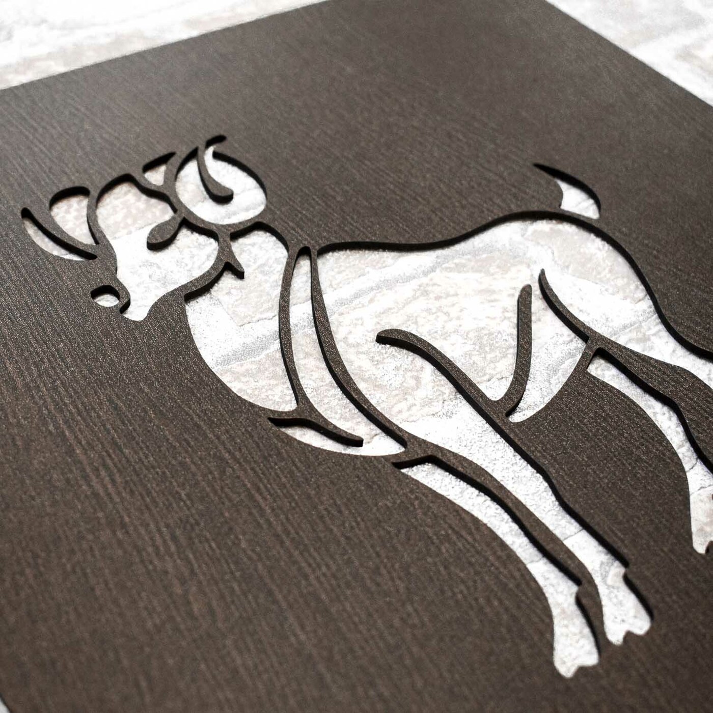 Drevený obraz - Znamenie Baran | Wenge