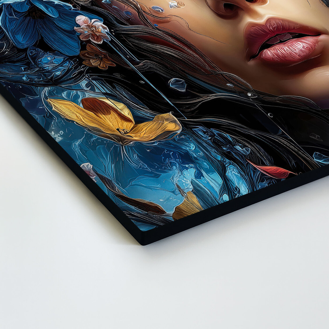 Umelecký obraz ženy - Kvetinová duša