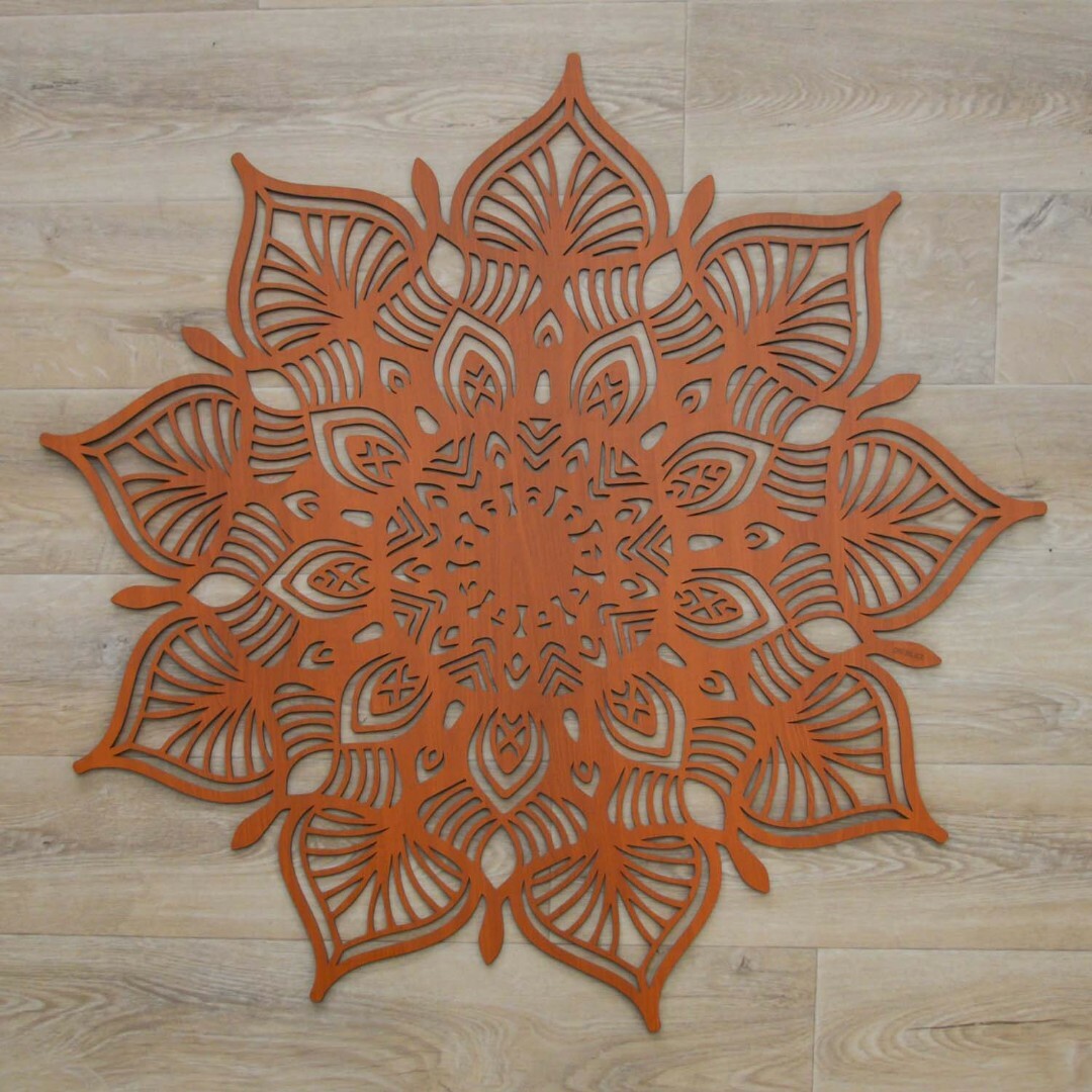Extravagant Mandala on the Wall - 3D Picture | Cherry