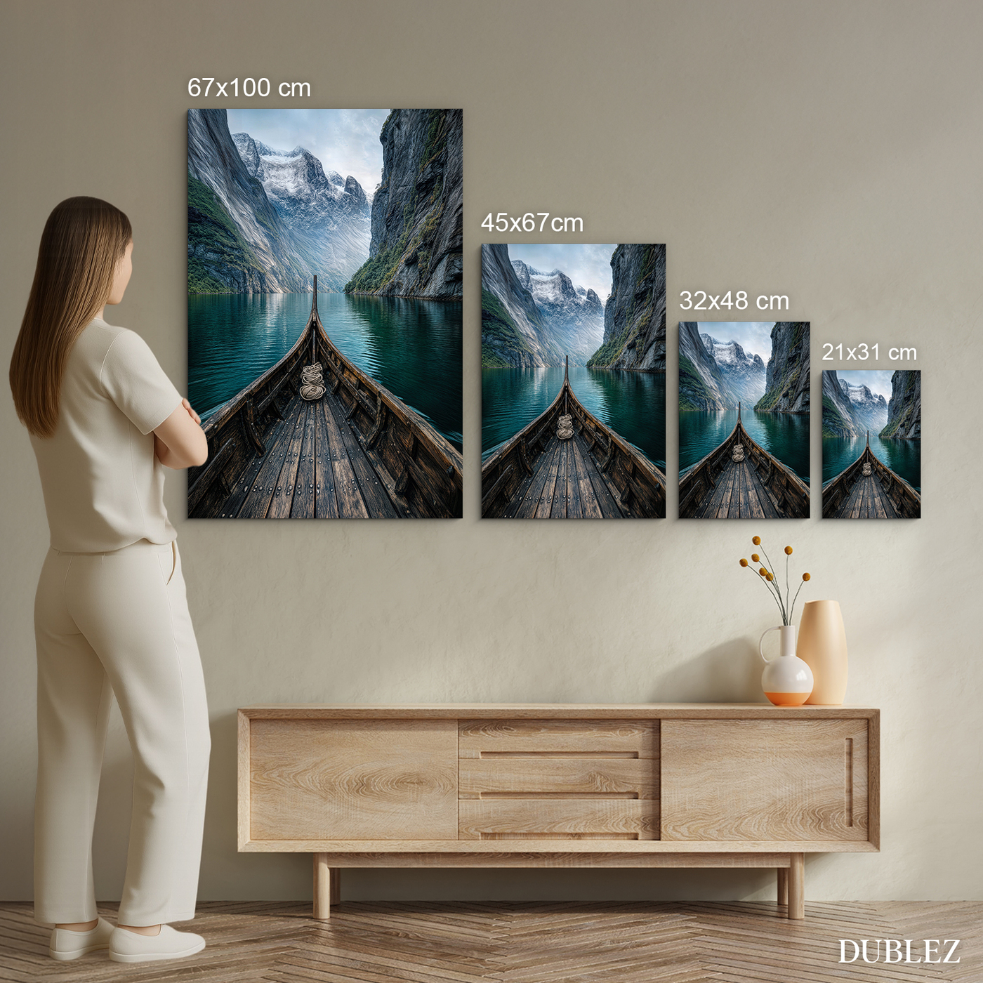 Wall painting - Viking ship