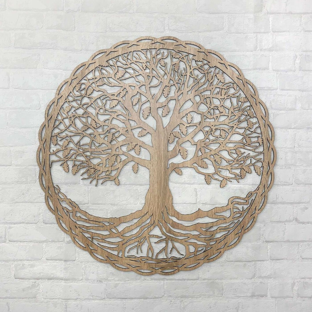 Wooden Tree of Life on the Wall - Oak | Oak Sonoma